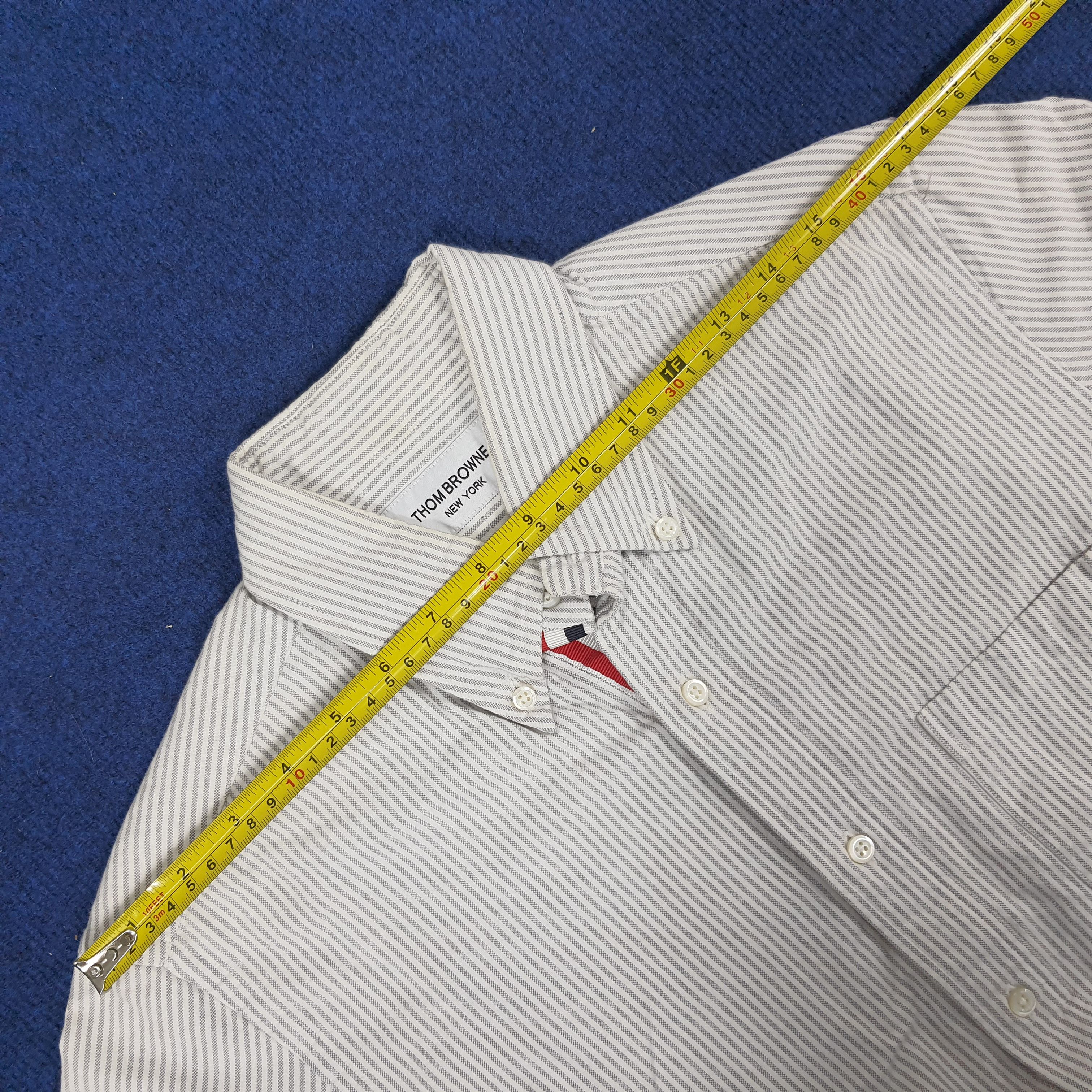 Thom Browne × Vintage Vintage Thom Browne New York Striped Button Up Shirt Size US S / EU 44-46 / 1 - 11 Thumbnail