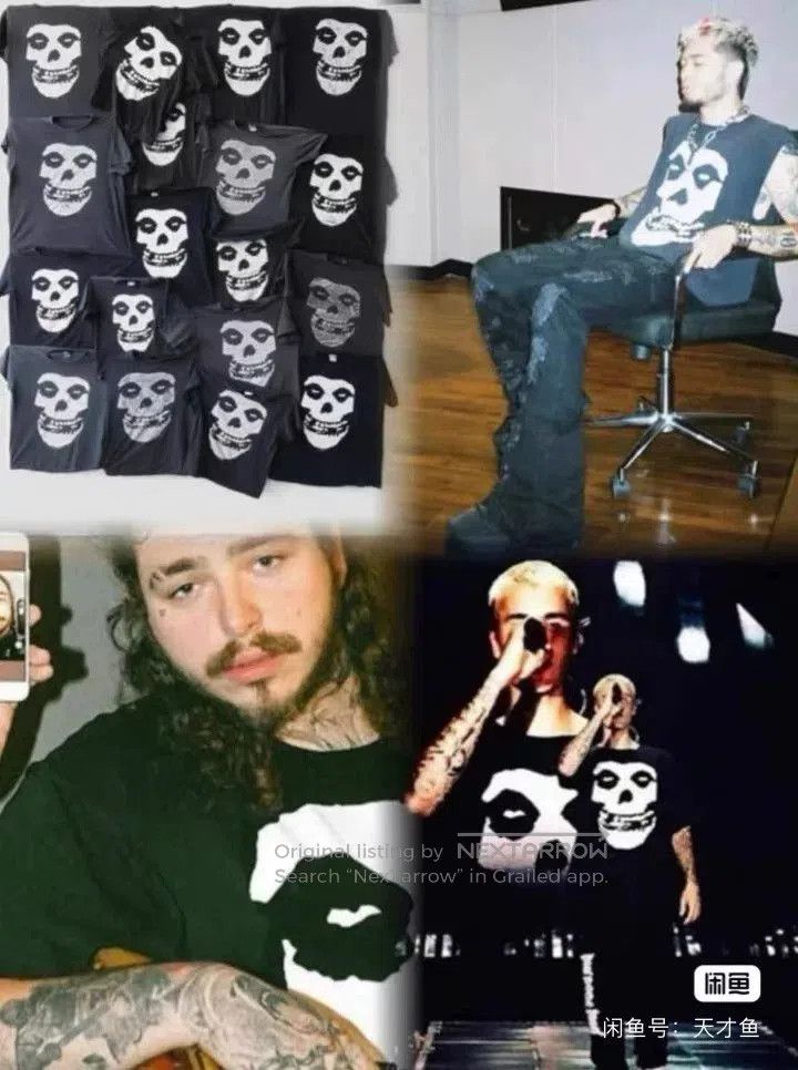 Vintage Vintage Misfits Faded Tee 2001. Size US M / EU 48-50 / 2 - 8 Thumbnail