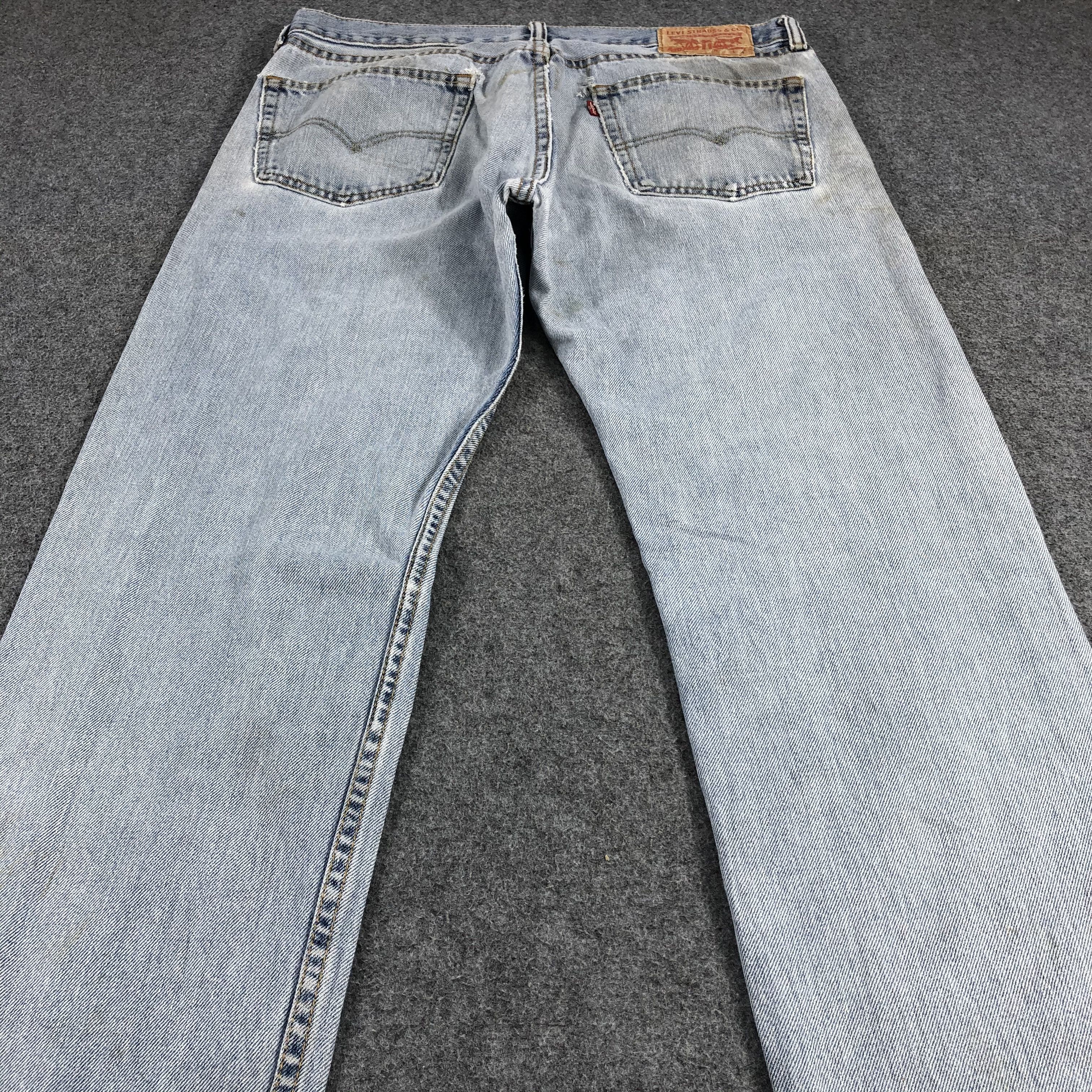 Levi's × Vintage Vintage Distress Levis Jeans-JM1312 Size US 34 / EU 50 - 4 Thumbnail