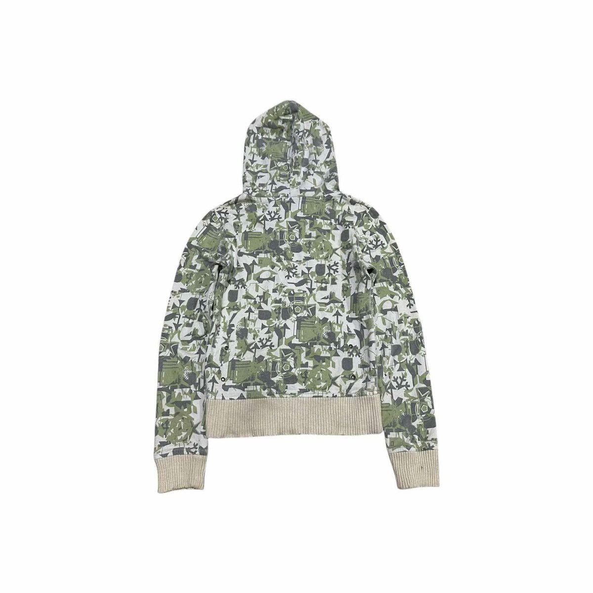 Beauty Beast 🔥Rare Y2K Sabotage Camo Zip Hoodie Paul Harvey Era Size US XS / EU 42 / 0 - 6 Thumbnail