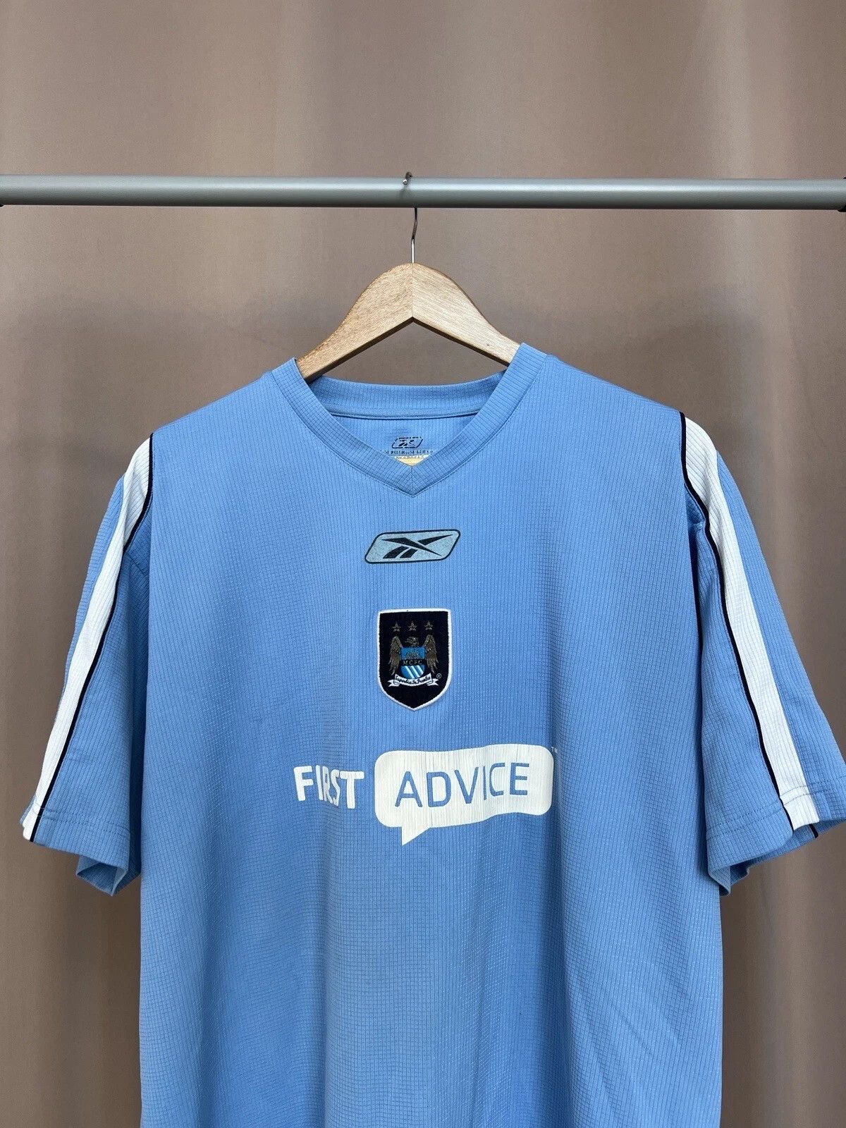 Reebok FC Manchester City 2003/2004 Training Football Shirt XL/XXL Size US XL / EU 56 / 4 - 2 Thumbnail