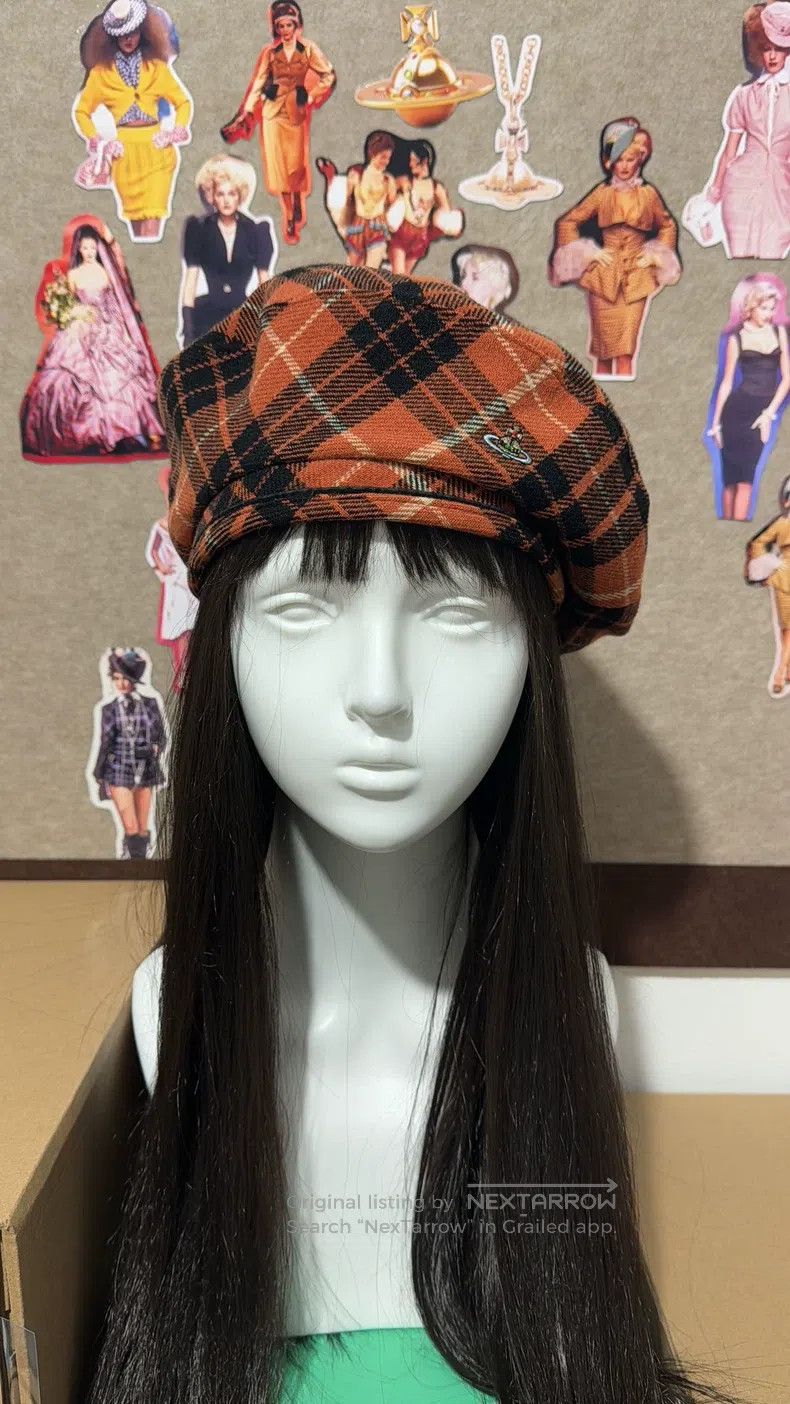 Vivienne Westwood Vivienne Westwood Orange Beret Size ONE SIZE - 1 Thumbnail