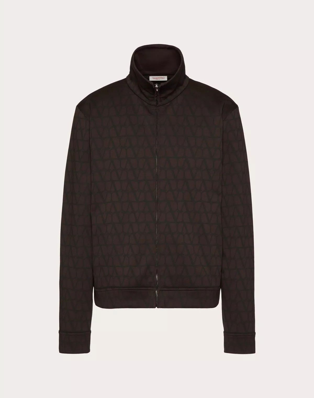 Valentino oc11z0625 Cotton High Neck Sweatshirt in Dark Brown Size US S / EU 44-46 / 1 - 1 Thumbnail