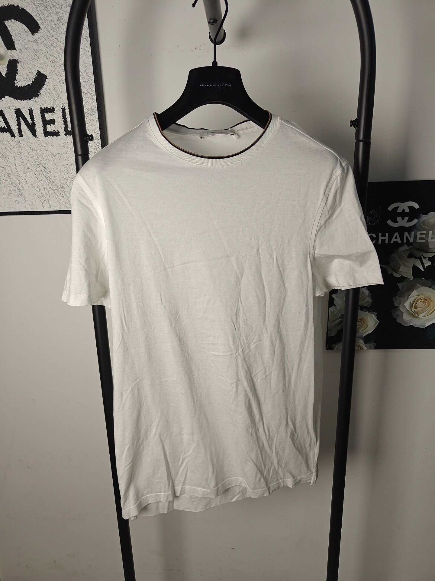 Ermenegildo Zegna Ermenegildo Zegna White T-Shirt s Men Size US S / EU 44-46 / 1 - 1 Thumbnail