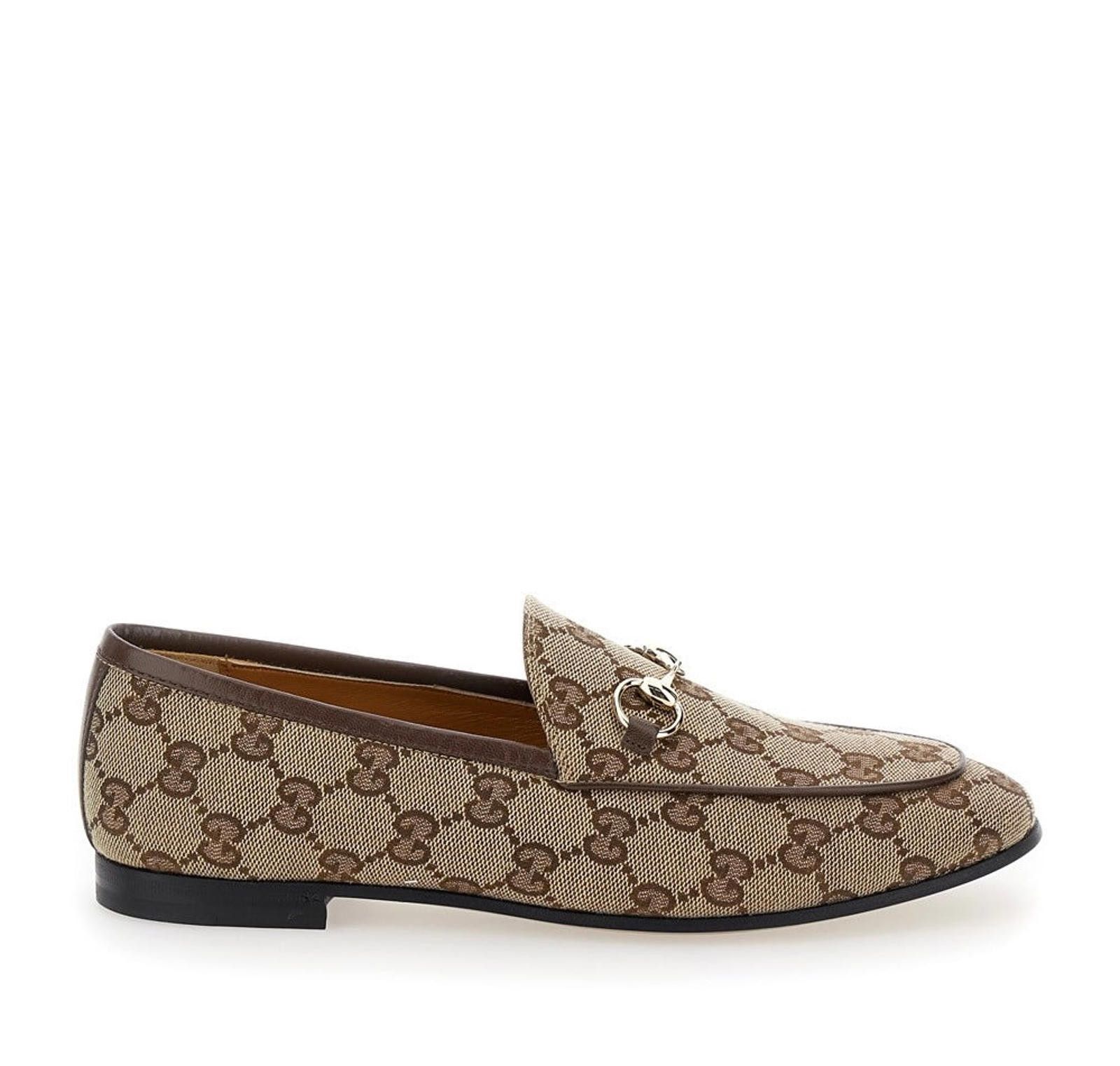 Gucci Gucci Jordan canvas loafers size 38 Size ONE SIZE - 1 Thumbnail