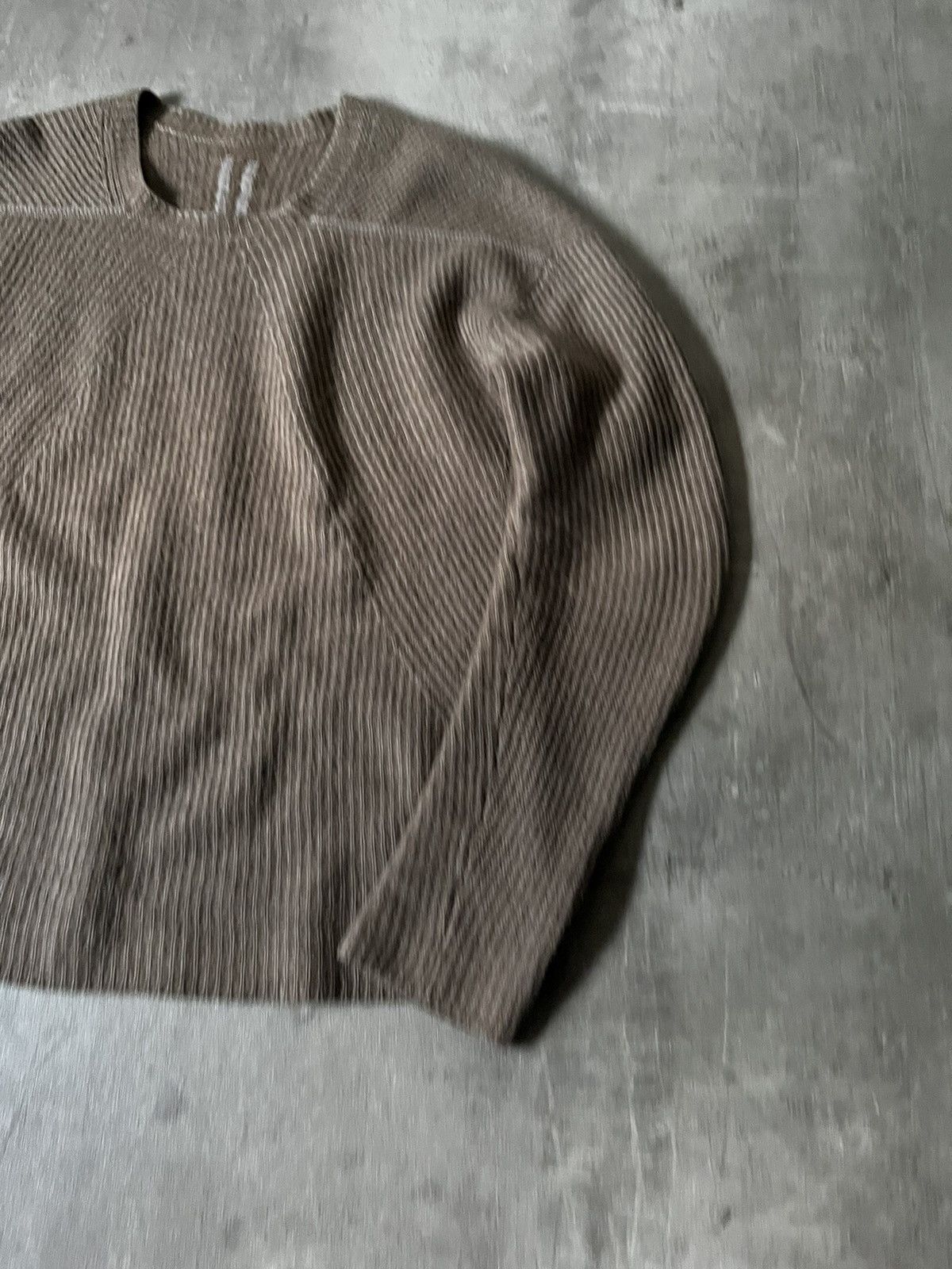 Rick Owens Rick Owens Mastodon FW16 wool cashmere brown sweater Size US L / EU 52-54 / 3 - 2 Thumbnail