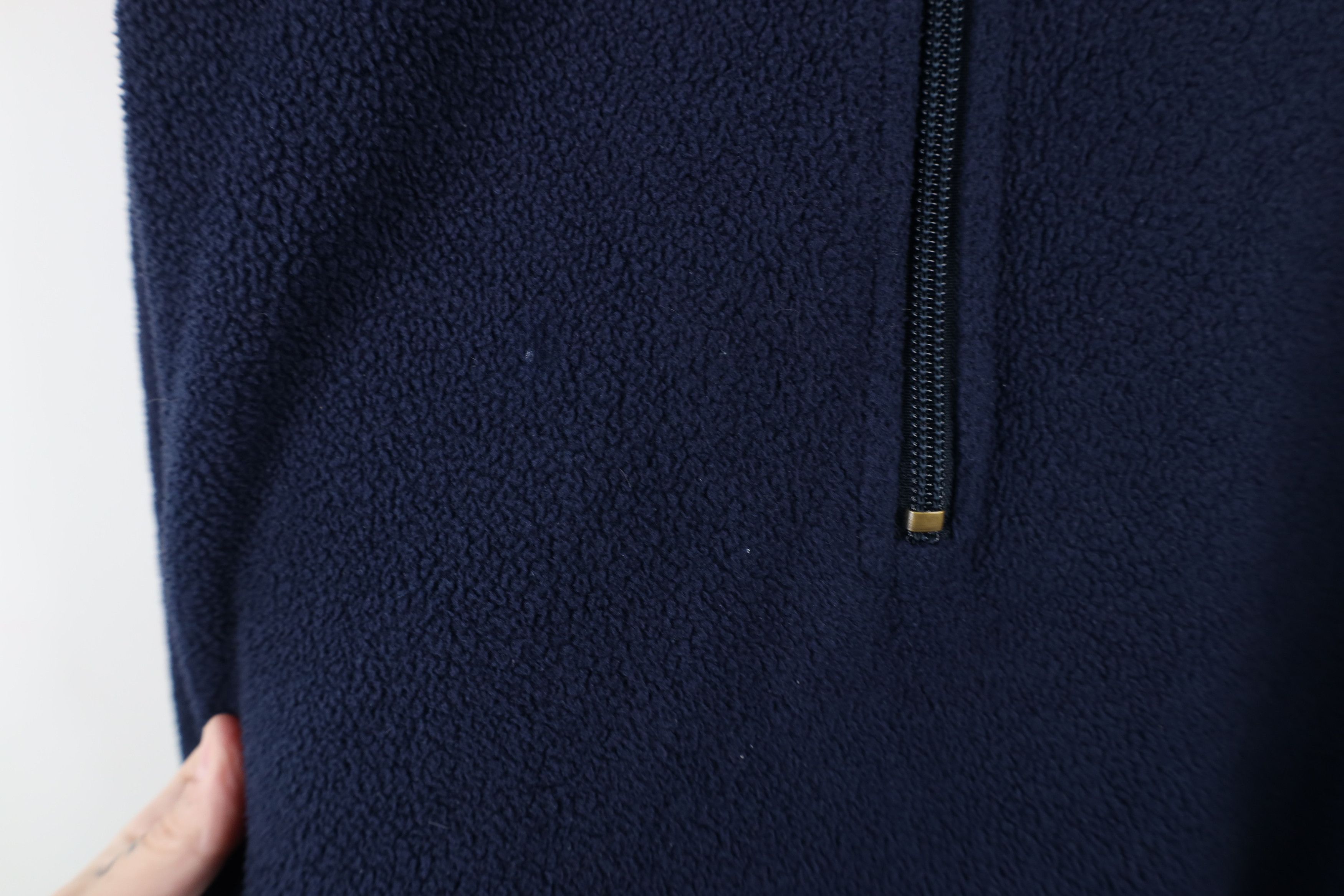 Nautica × Vintage Vintage 90s Nautica Spell Half Zip Fleece Sweater Blue USA Size US XL / EU 56 / 4 - 6 Thumbnail