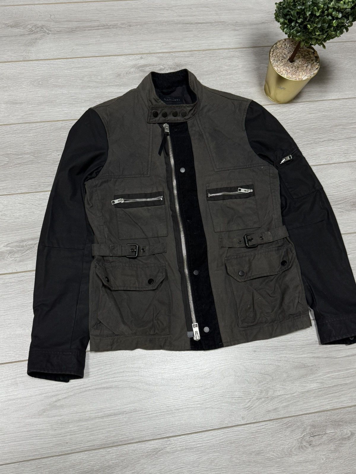 Allsaints Allsaints vintage waxed jacket zip wax hakkoda multipicket Size US S / EU 44-46 / 1 - 2 Thumbnail