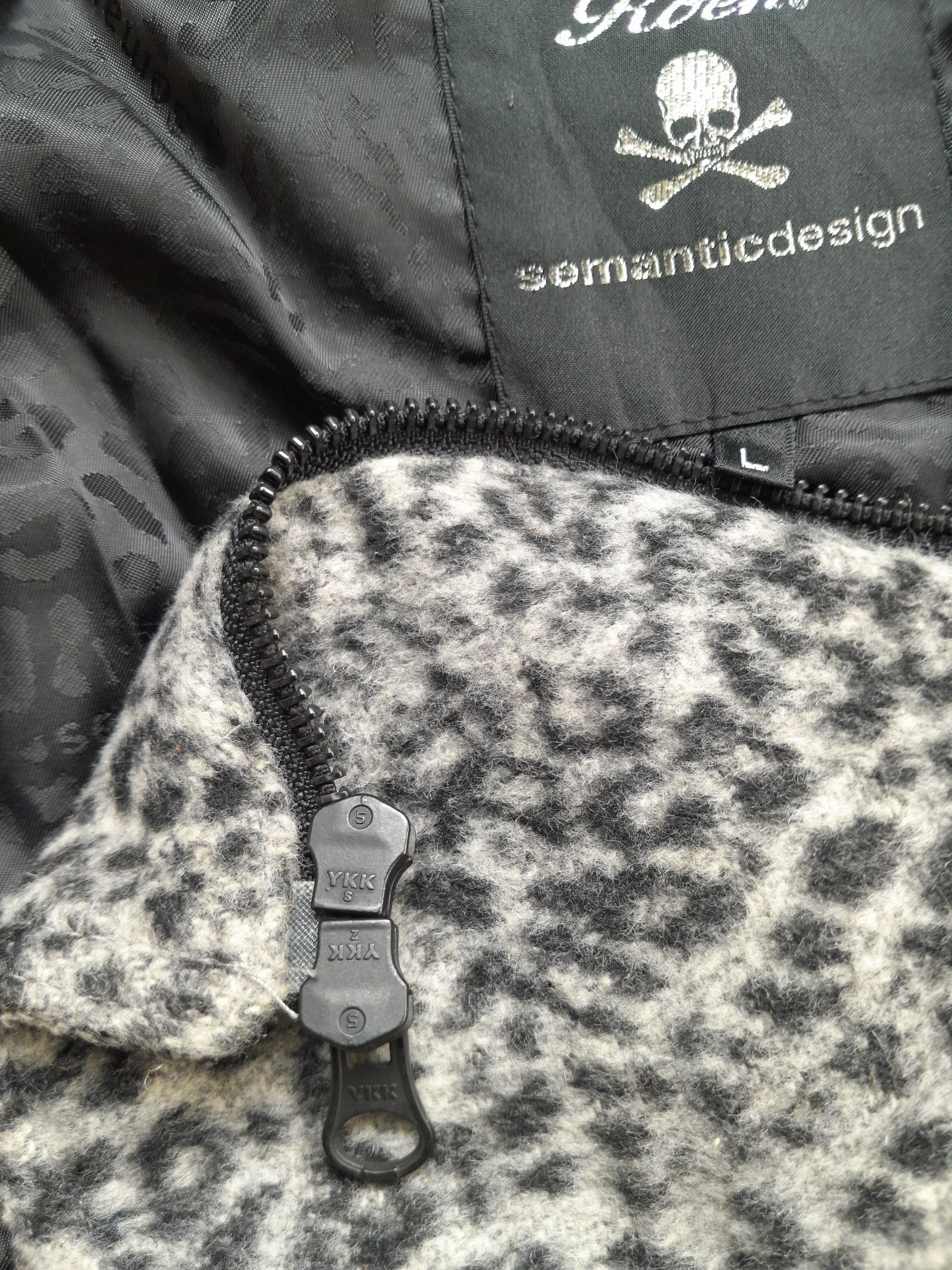 semanticdesign 2000s Roen x SemanticDesign Asymetrical Leopard Jacket Size US M / EU 48-50 / 2 - 8 Thumbnail