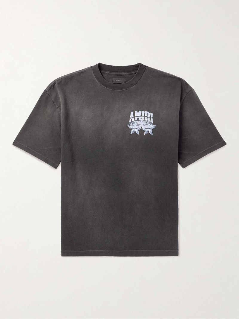Amiri o1s1wg110326 Championship Logo T-Shirt in Dark Grey Size US XL / EU 56 / 4 - 1 Thumbnail