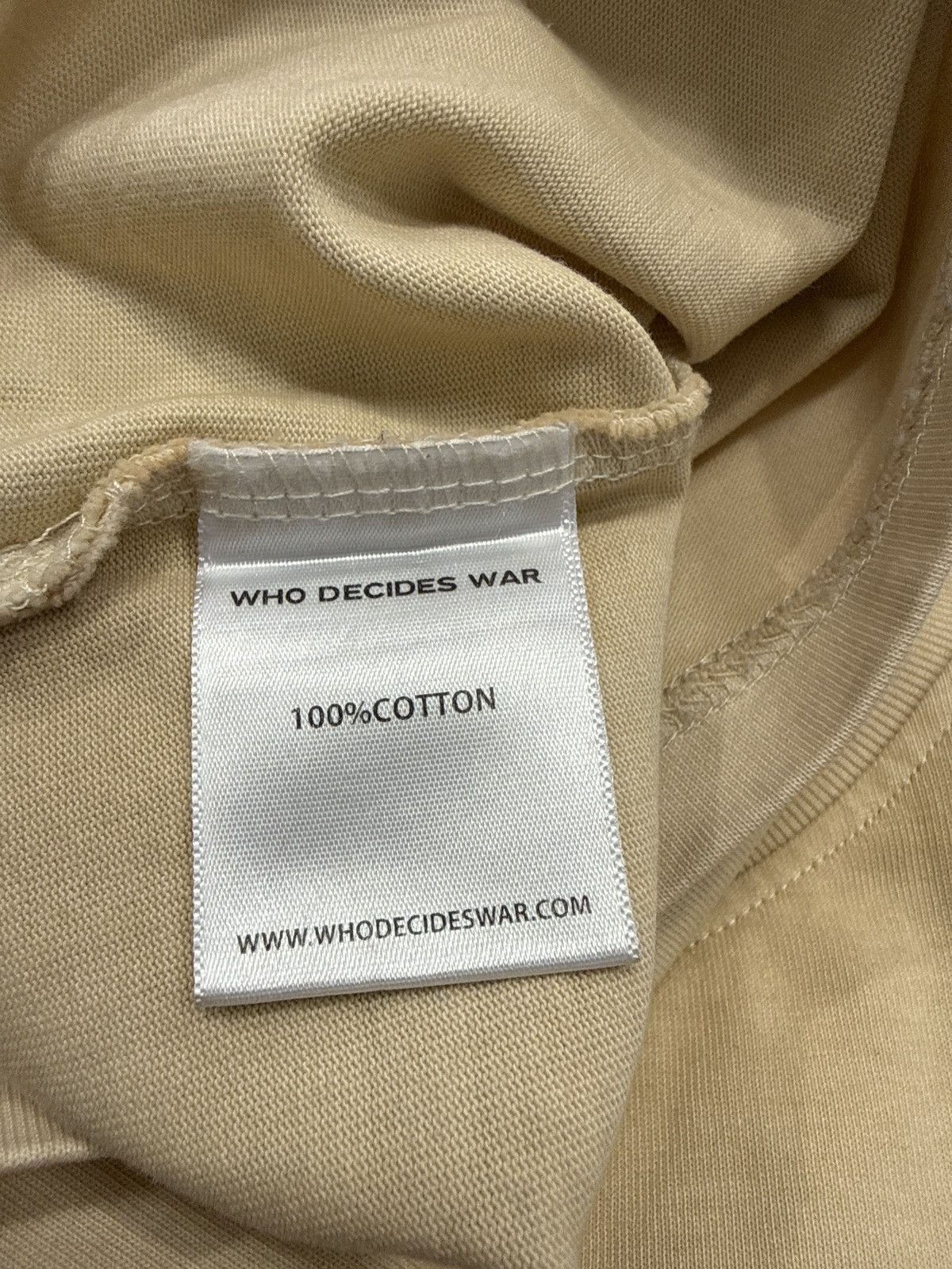 Who Decides War Who Decides War T-Shirt Tan Size US XL / EU 56 / 4 - 4 Thumbnail