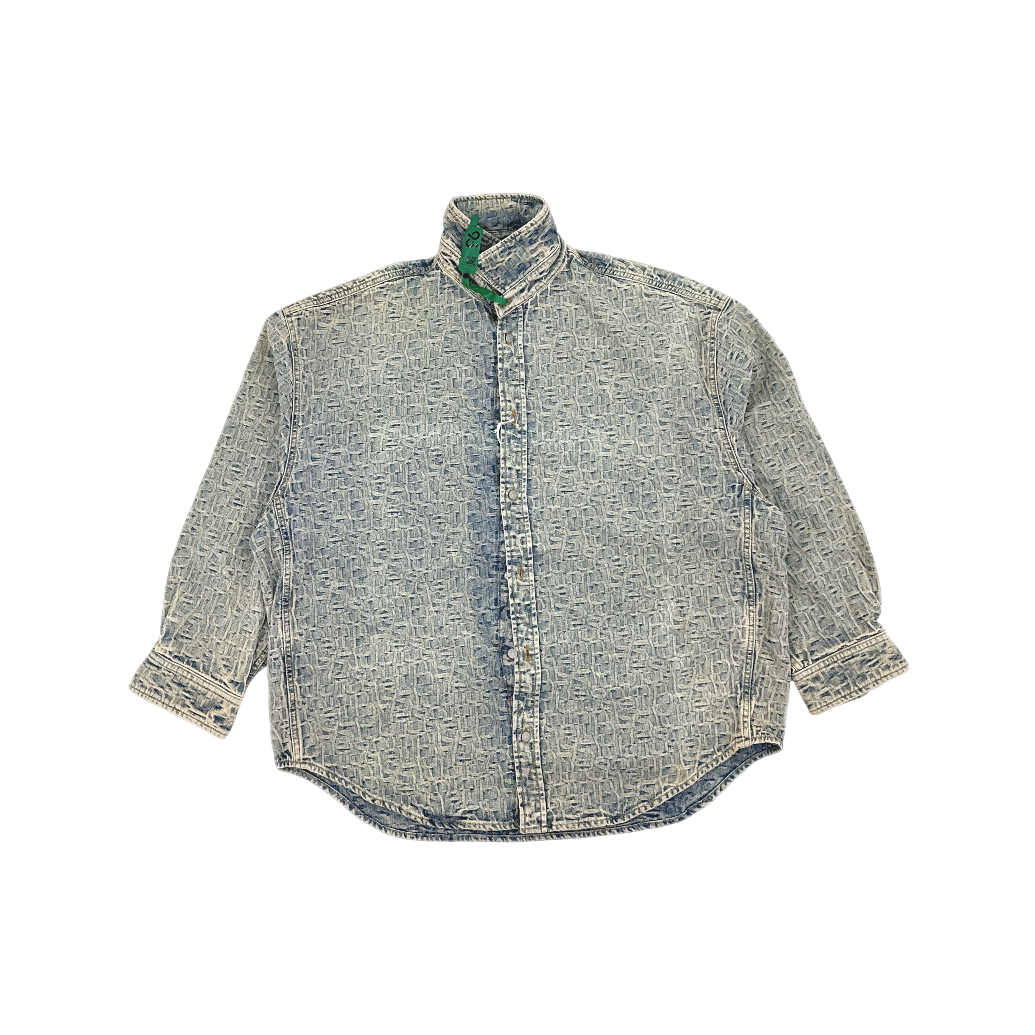 Acne Studios Acne Studios Monogram Denim Shirt Size 48 Size US M / EU 48-50 / 2 - 1 Thumbnail