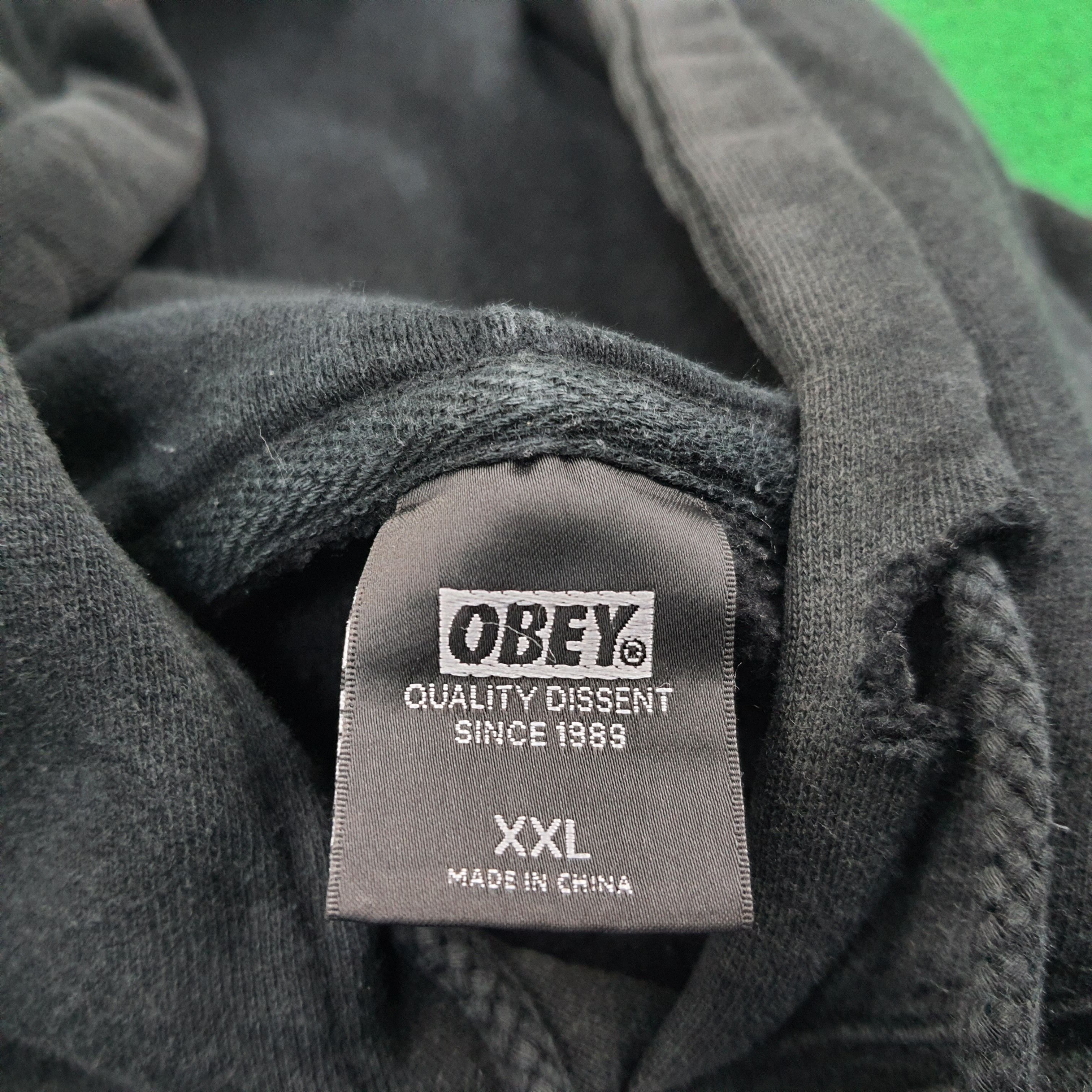Obey × Vintage Vintage Obey Records Streetwear Hoodies Size US XXL / EU 58 / 5 - 4 Thumbnail