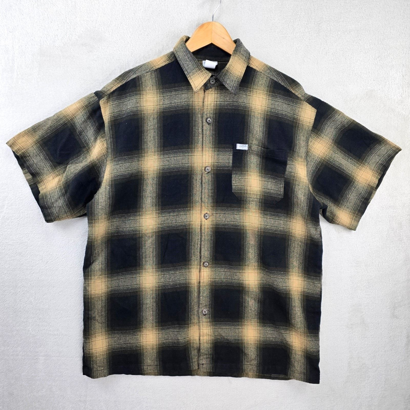Other Vintage Caltop Shirt XL Plaid Chicano Lowrider Made In USA Size US XL / EU 56 / 4 - 1 Thumbnail