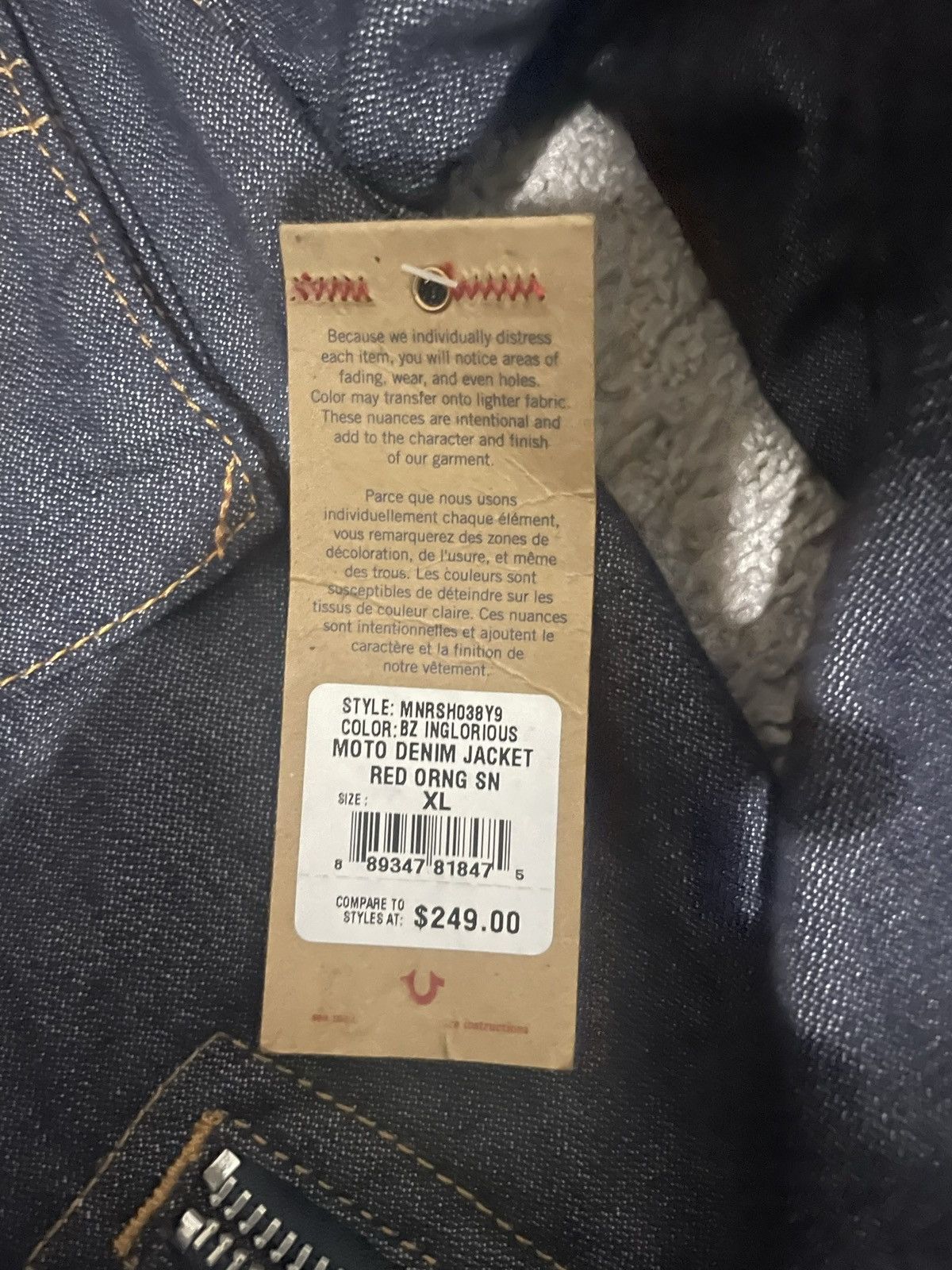 True Religion True Religion Moto Jacket Size US XL / EU 56 / 4 - 4 Thumbnail