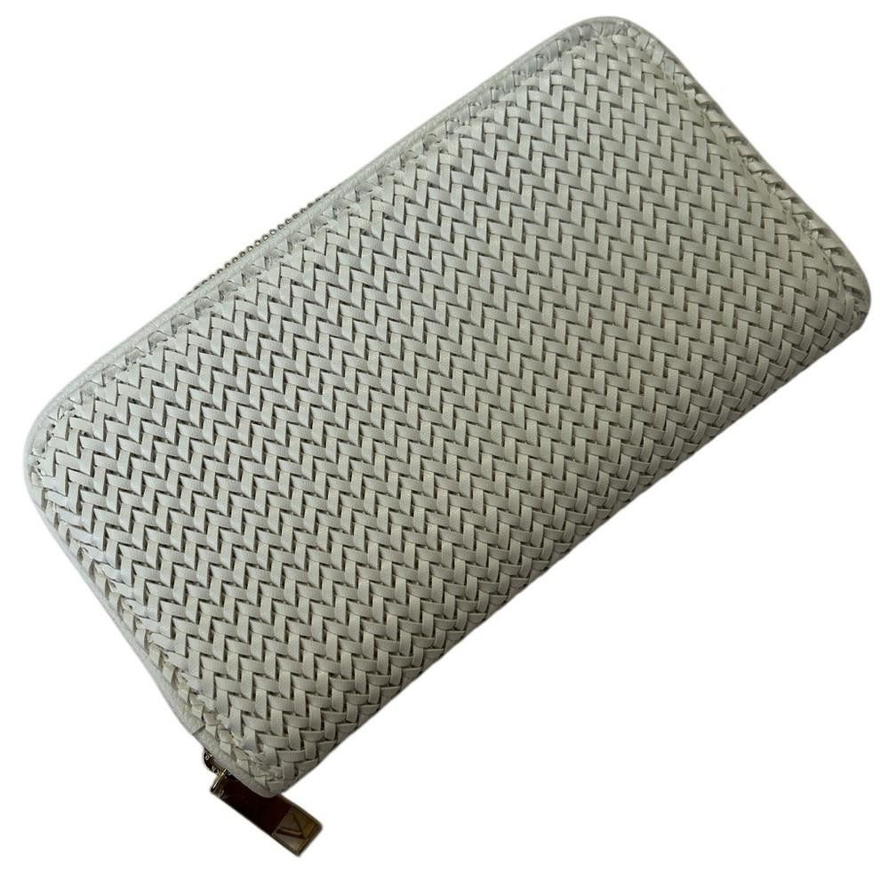 Designer Victoria's Secret White Woven Zip-Around Wallet Size ONE SIZE - 7 Thumbnail