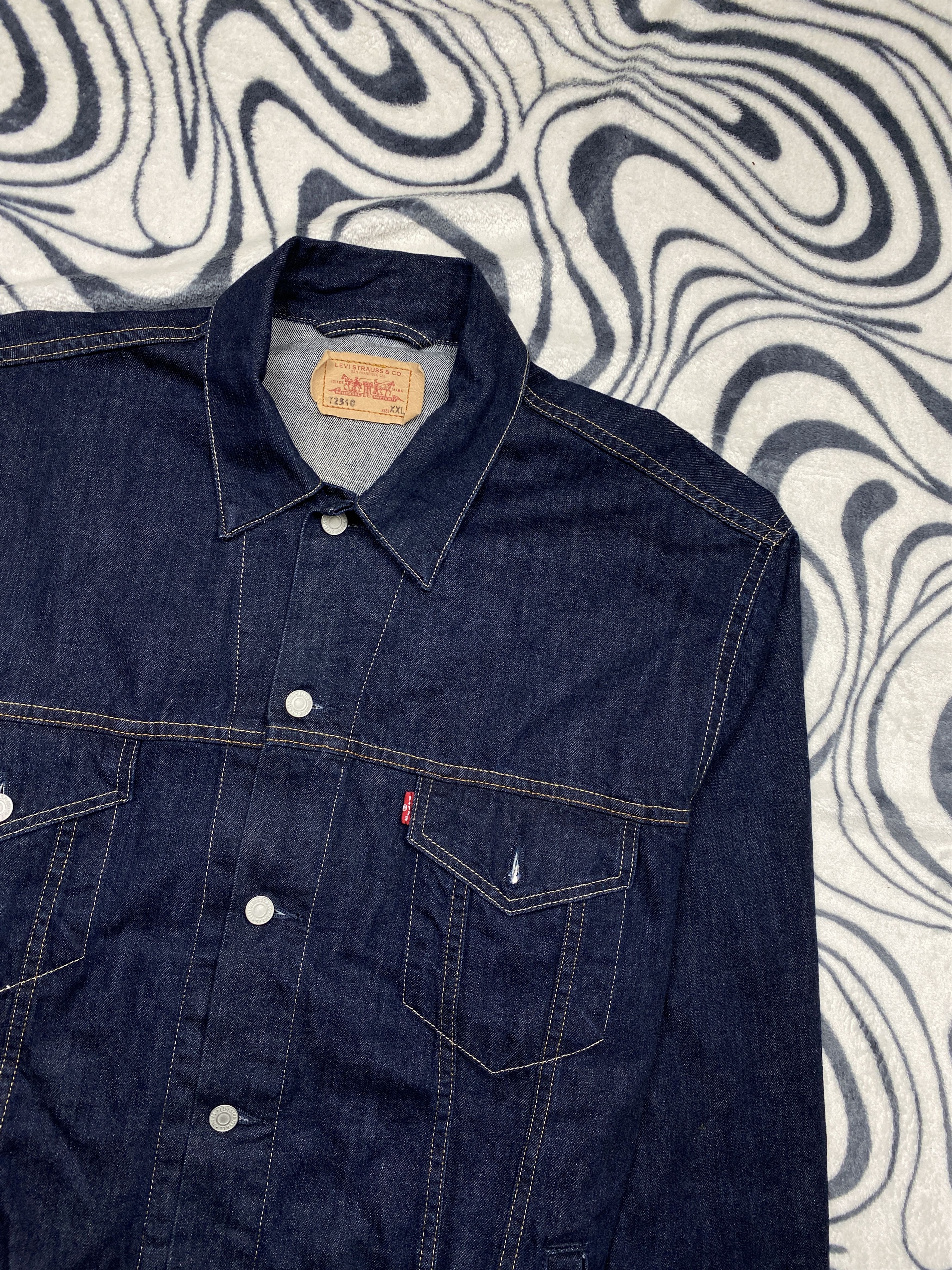 Levi's × Levi's Vintage Clothing Vintage Levis Denim Jacket Jeans Y2K Size US XXL / EU 58 / 5 - 2 Thumbnail