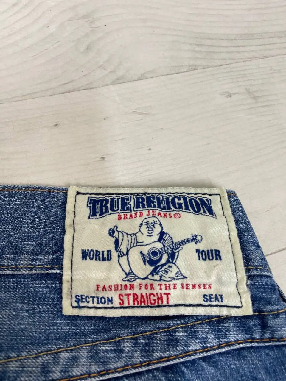 True Religion Vintage True Religion Straight Denim Jeans Baggy Japan Size US 29 - 18 Thumbnail