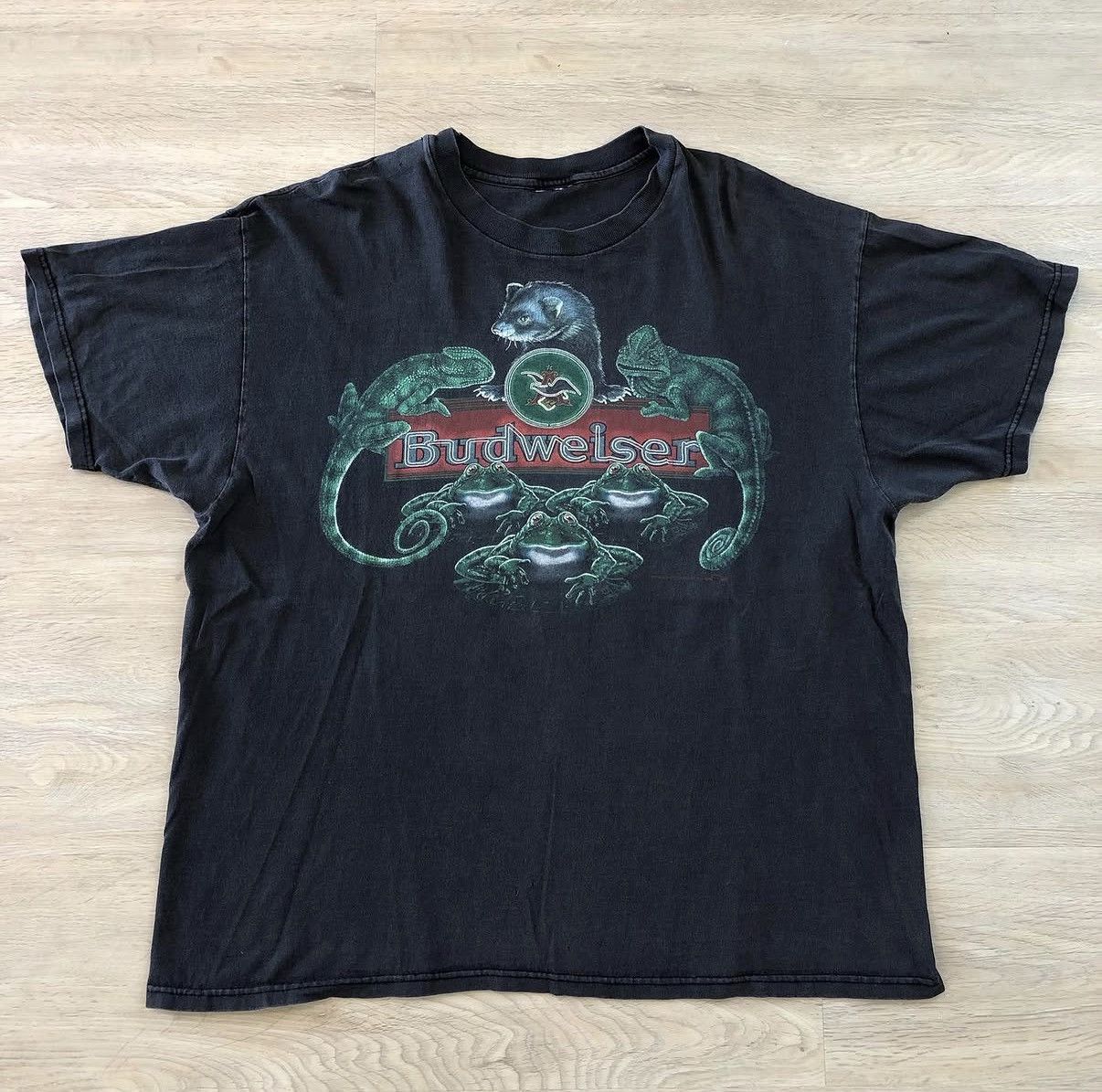 Budweiser Vintage Budweiser Swamp T-Shirt Size US L / EU 52-54 / 3 - 1 Thumbnail