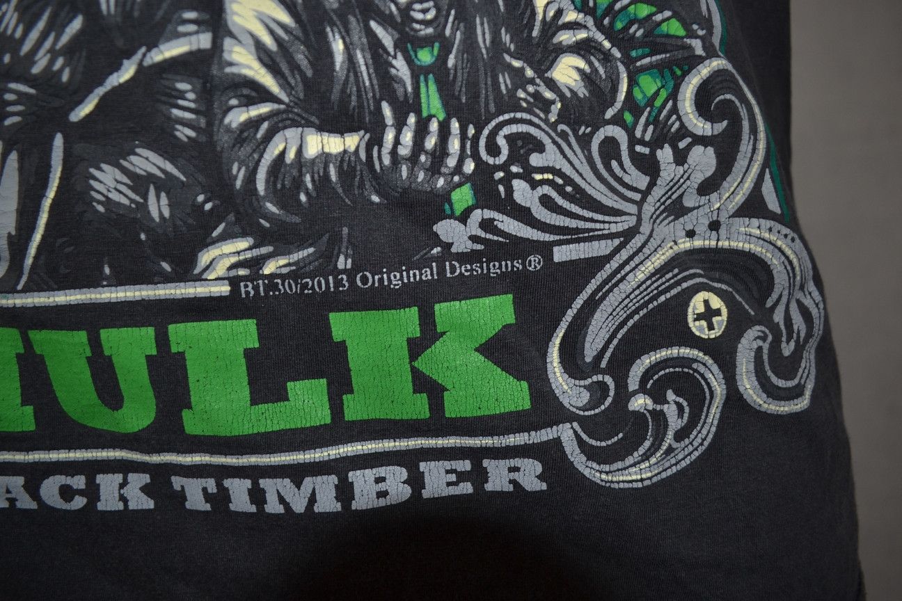 Marvel Comics × Vintage VINTAGE HULK BLACKTIMBER THAILAND TEE VERY RARE Size US L / EU 52-54 / 3 - 9 Thumbnail