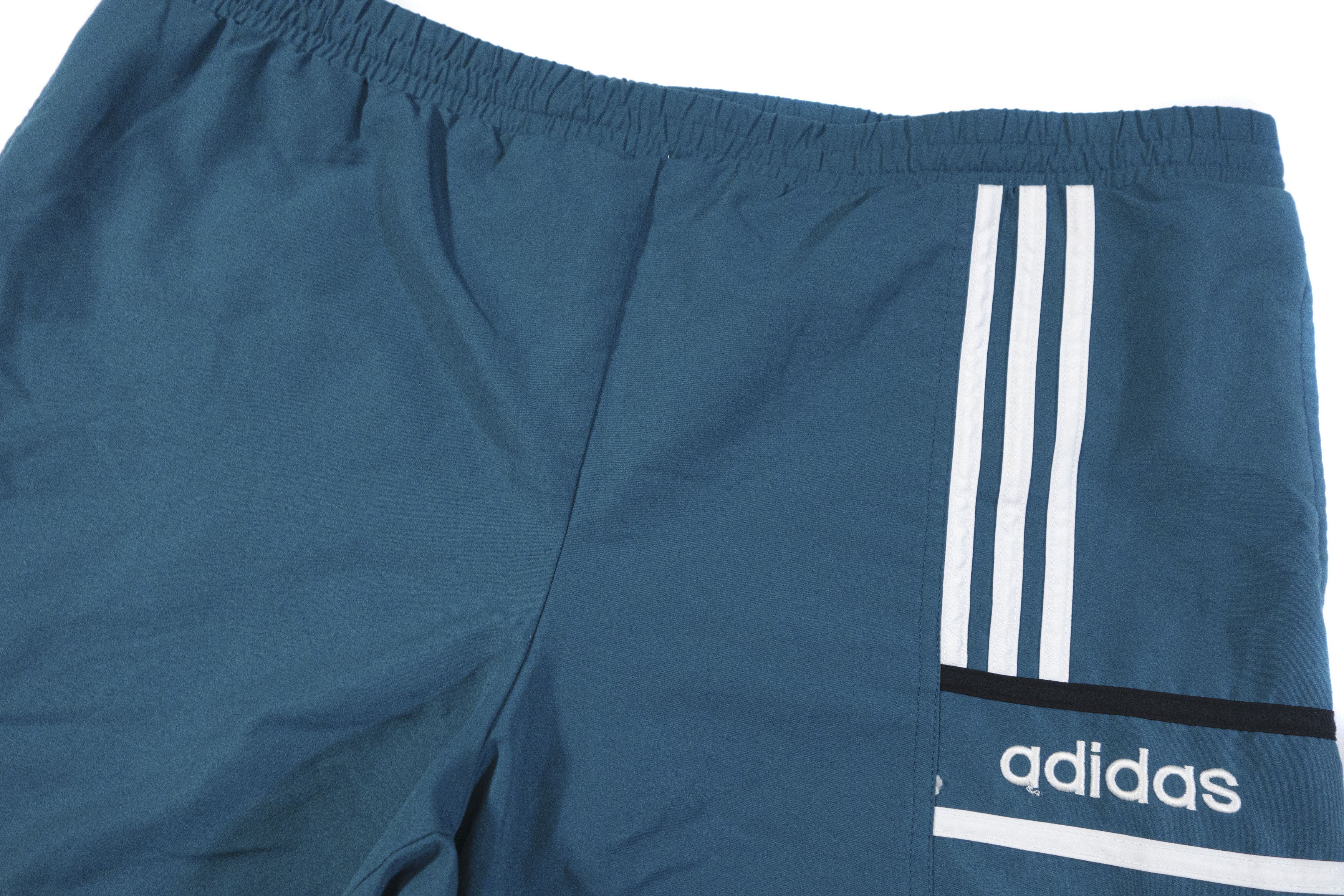 Adidas 90S Logo Stripes Swim Shorts Size US 34 / EU 50 - 3 Thumbnail
