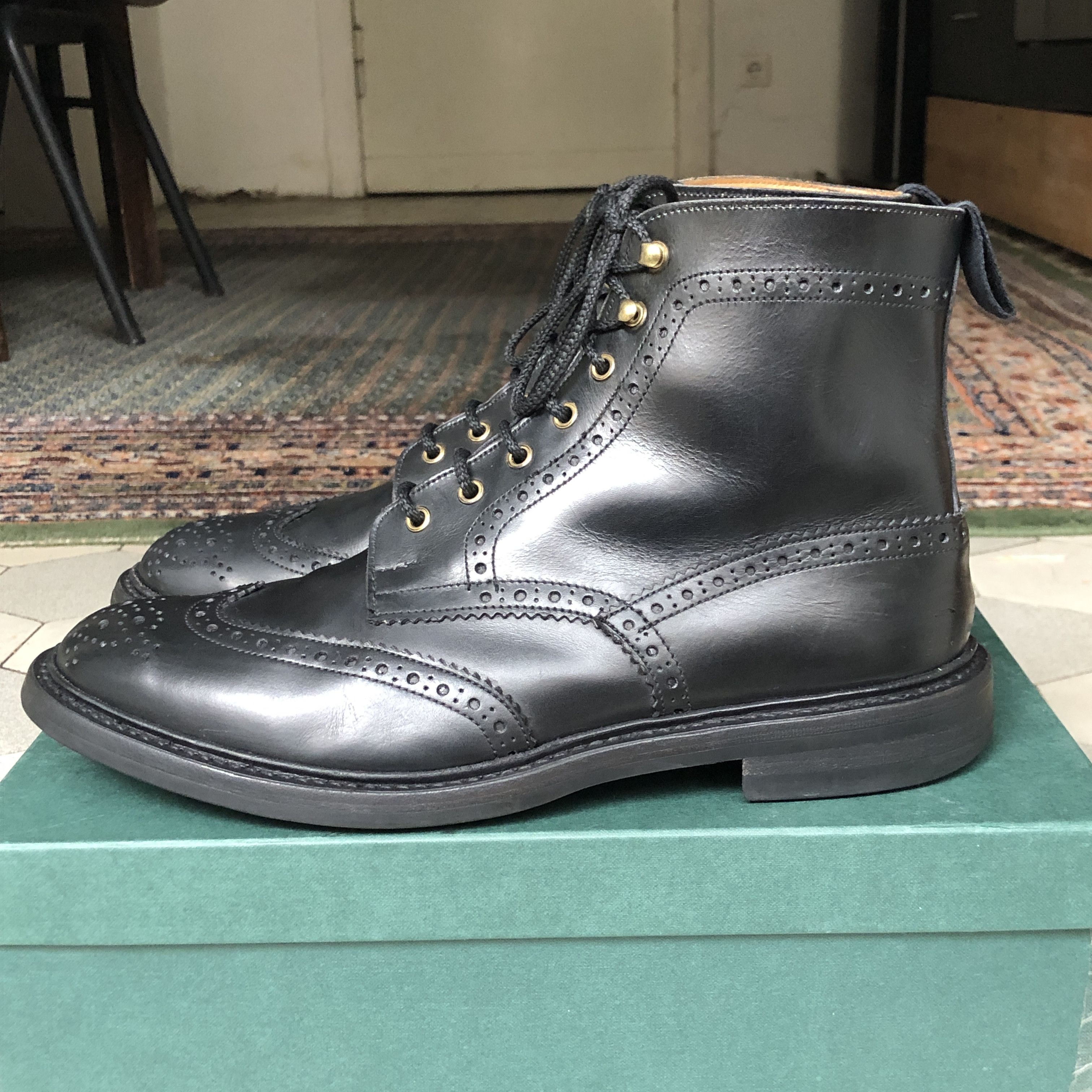 Tricker's Tricker's "Stow" brogue boots customised UK 10.5 Size US 11.5 / EU 44-45 - 3 Thumbnail