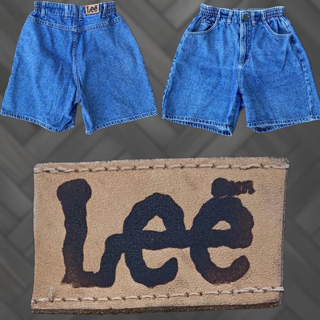 Lee VINTAGE Lee Jeans High Waist Denim Union Made USA 6P 25” To 26” Waist Petites Blue Denim Shorts Shirt? Size M / US 6-8 / IT 42-44 - 1 Thumbnail