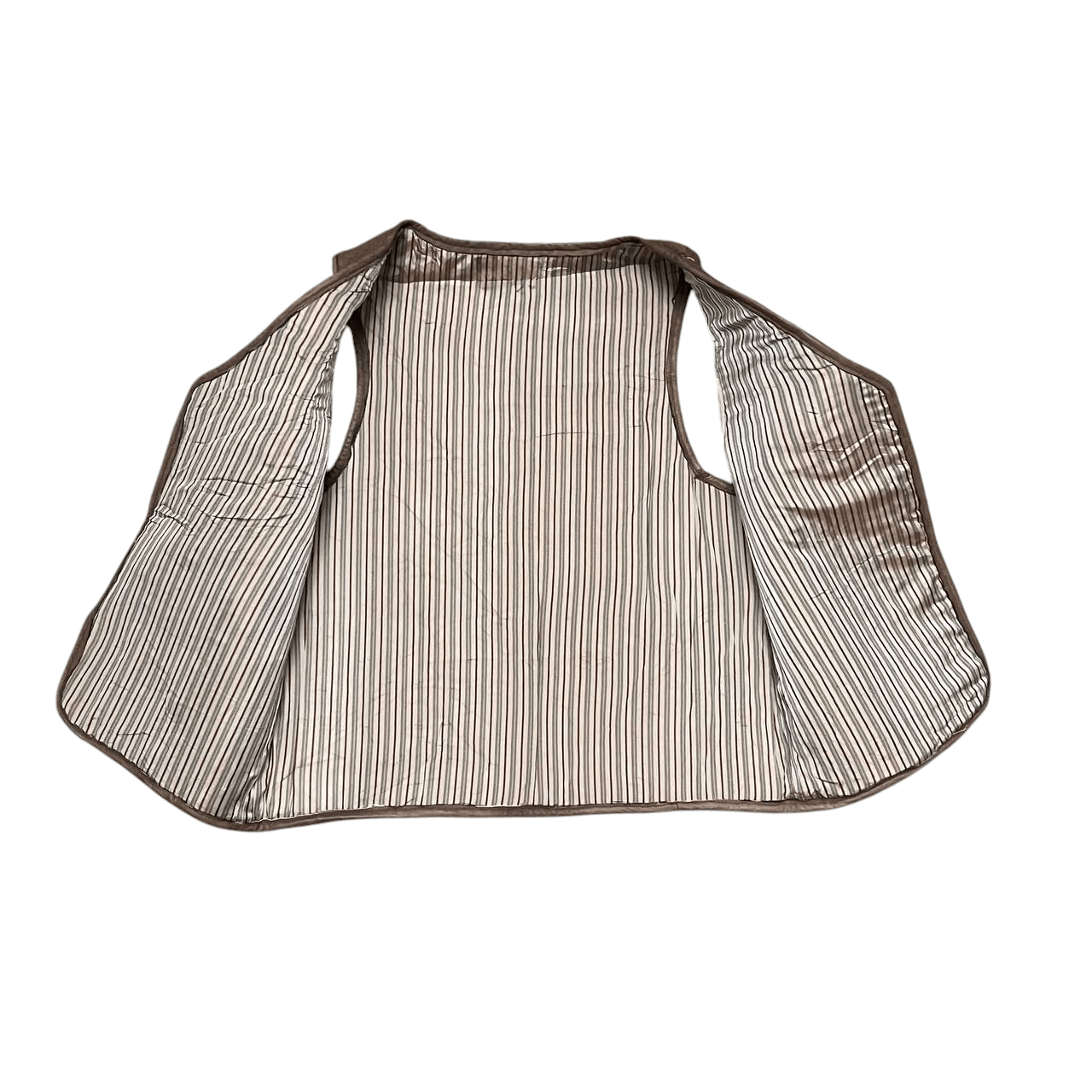 Leather Vintage Suede Leather Vest Buttonless Size US M / EU 48-50 / 2 - 5 Thumbnail