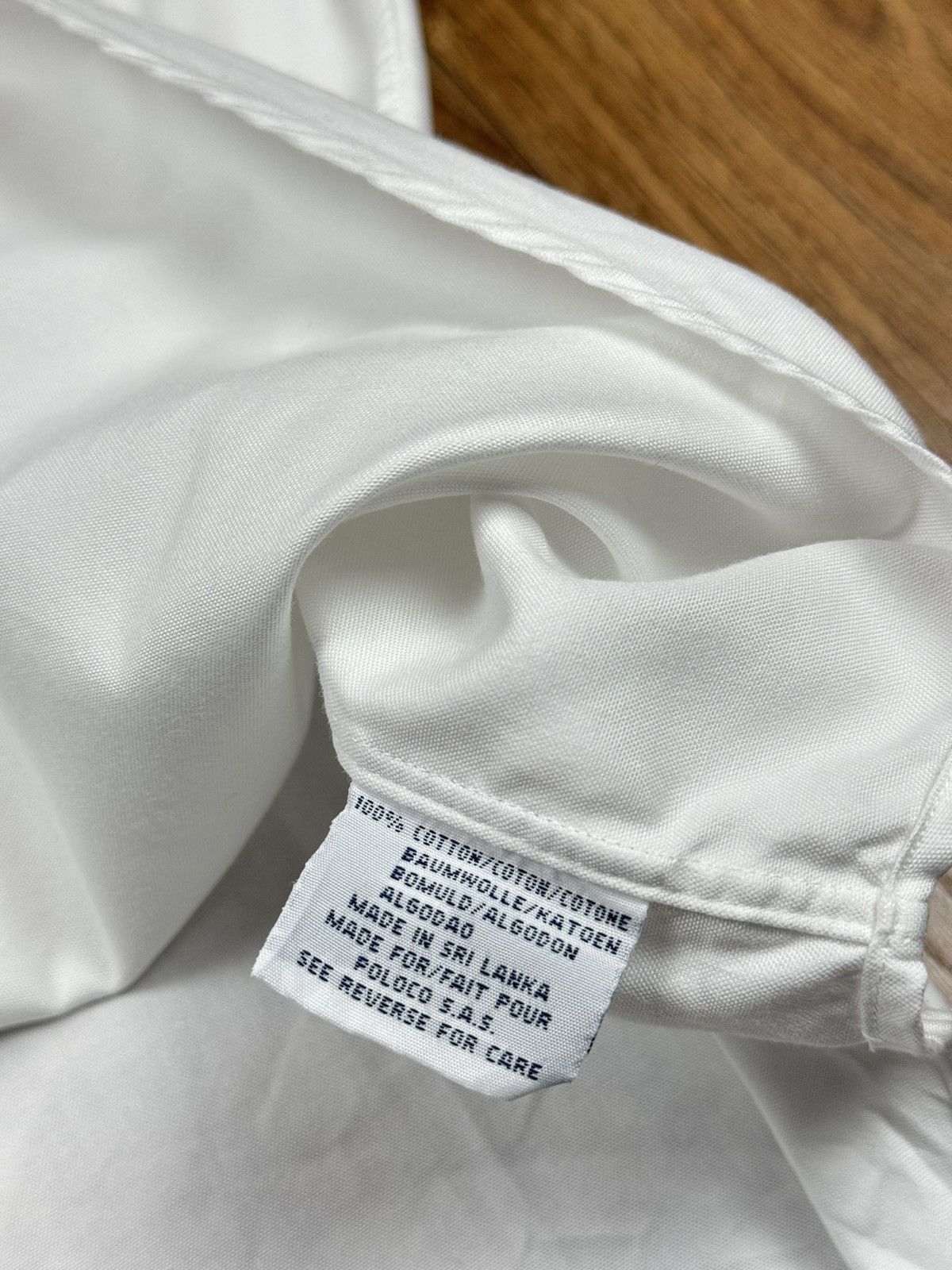 Polo Ralph Lauren White shirt Polo Ralph Lauren Oxford original old money item Size US XL / EU 56 / 4 - 4 Thumbnail