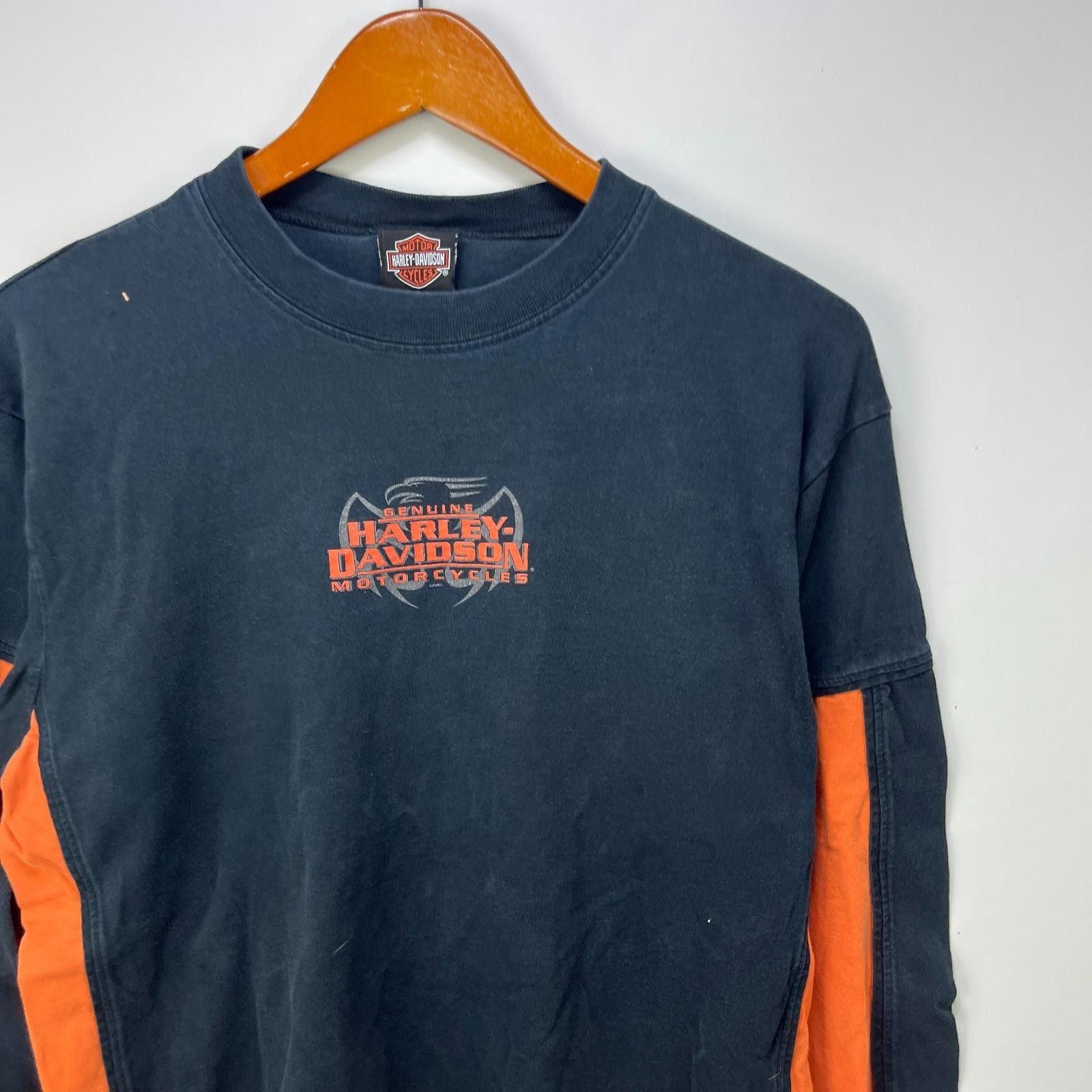 Harley Davidson Vintage Harley Davidson Eagle Flames Long Sleeve Shirt Large Size US L / EU 52-54 / 3 - 4 Thumbnail