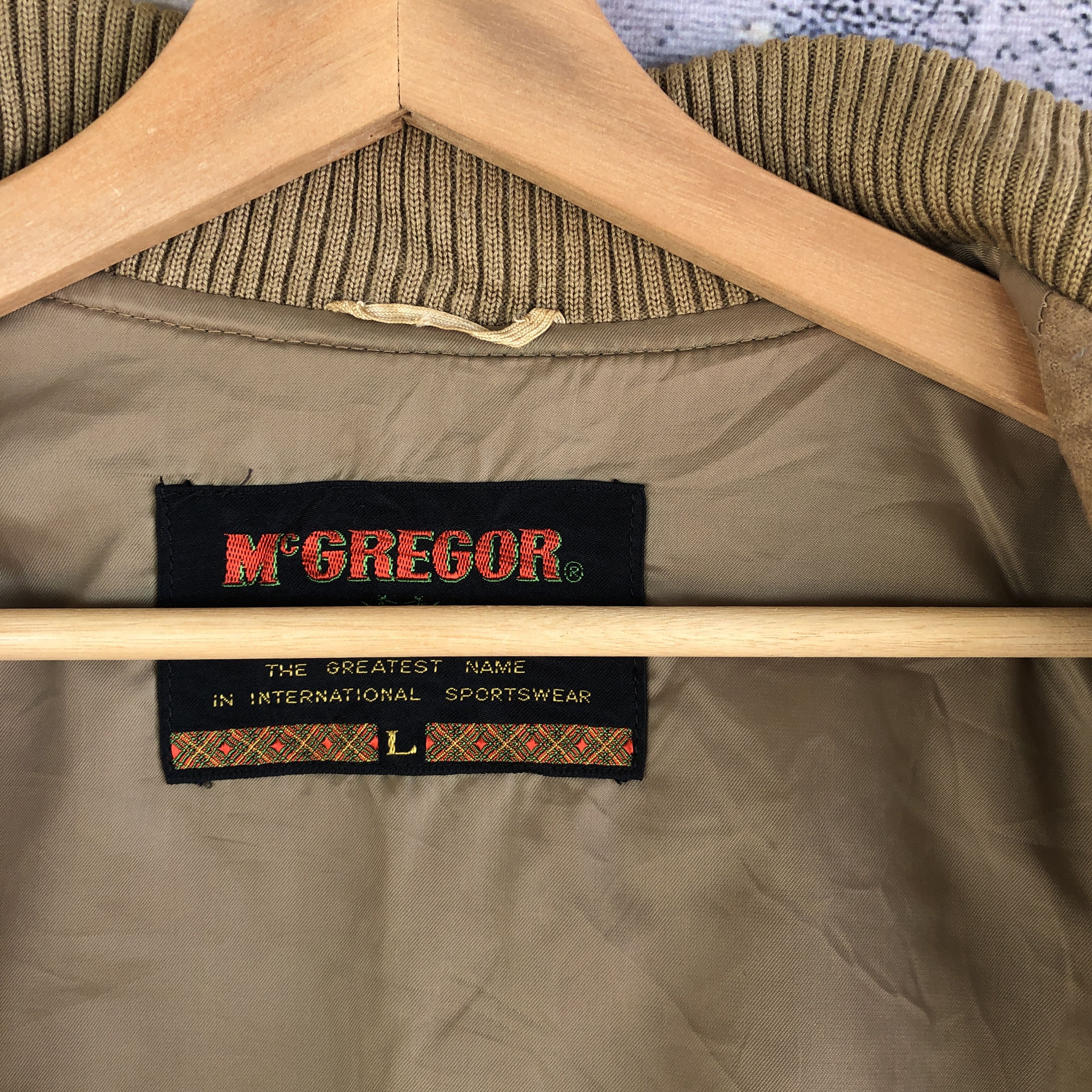 McGregor × Vintage Vintage 90s McGregor Wool Jacket McGregor Zipper Jackets Size US L / EU 52-54 / 3 - 7 Thumbnail