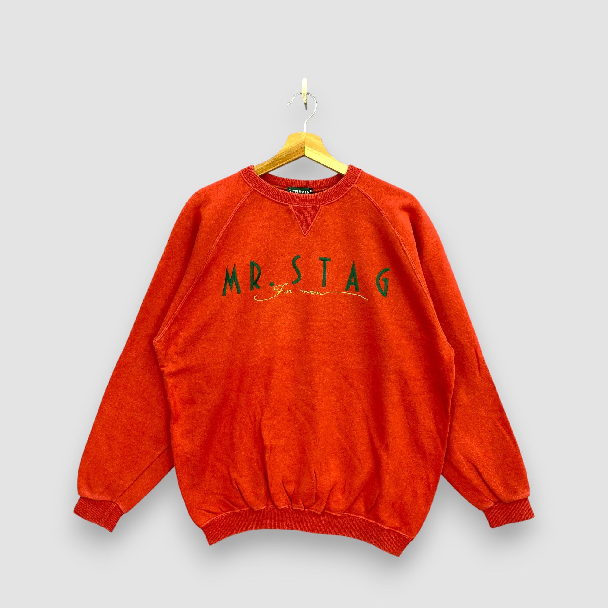 Vintage Vintage 90s Mr Stag Sweatshirt Starvin Pullover Jumper Size US XL / EU 56 / 4 - 1 Thumbnail