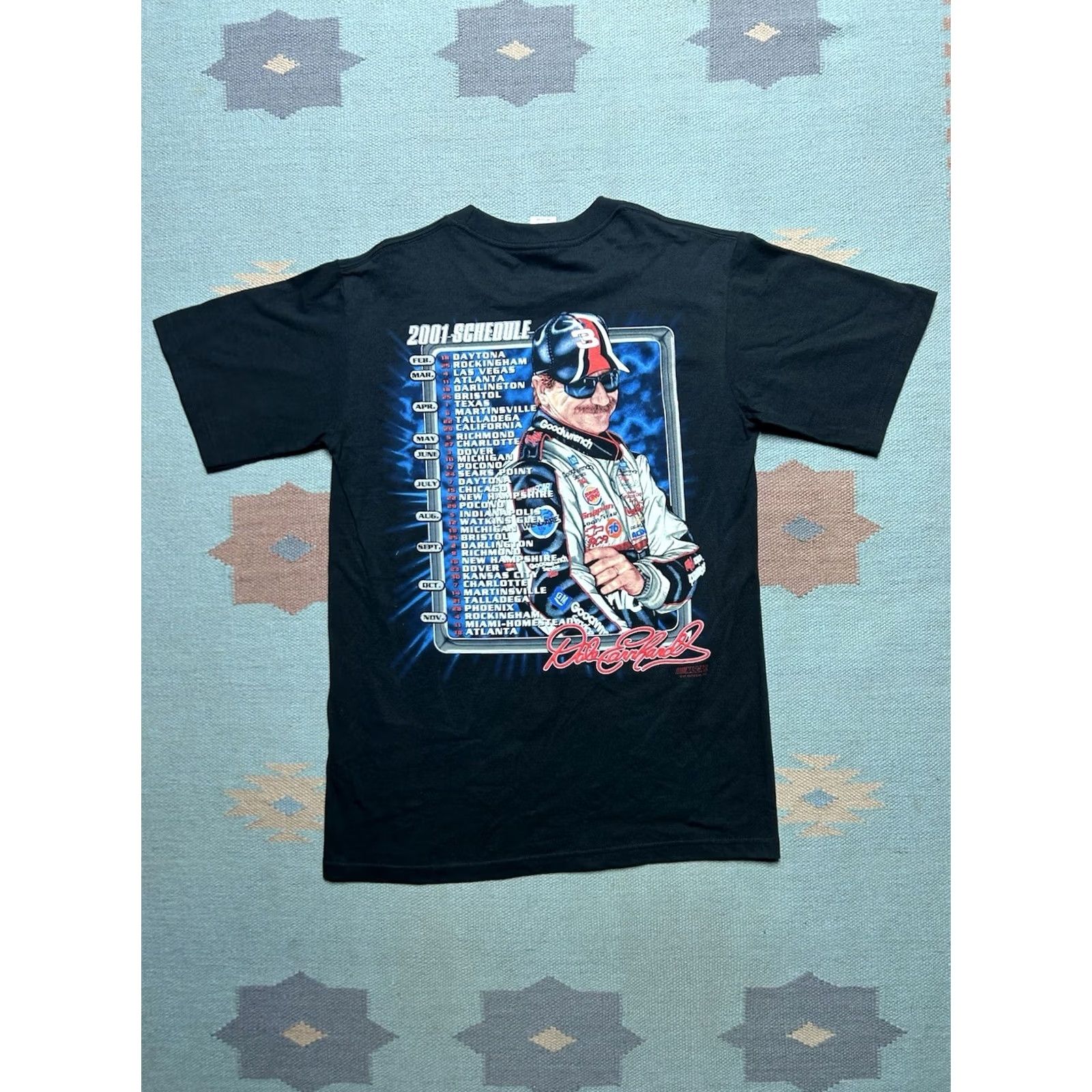 Vintage VINTAGE Dale Earnhardt Winston Cup NASCAR Racing T-Shirt Men Medium Black Graphic T-Shirt Size US M / EU 48-50 / 2 - 4 Thumbnail