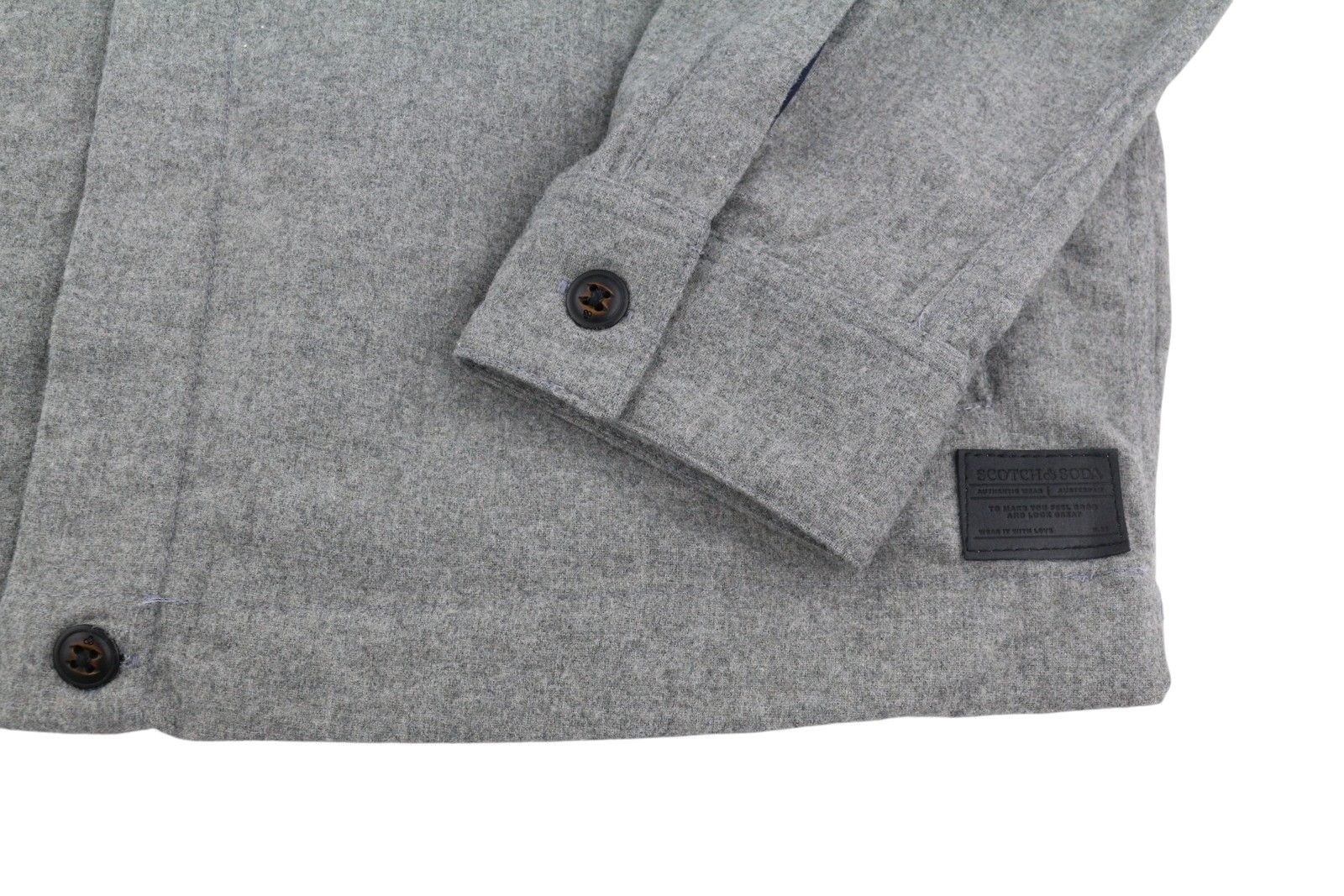 Scotch & Soda S Grey Melange Lightweight Jacket 88543 Size US S / EU 44-46 / 1 - 5 Thumbnail