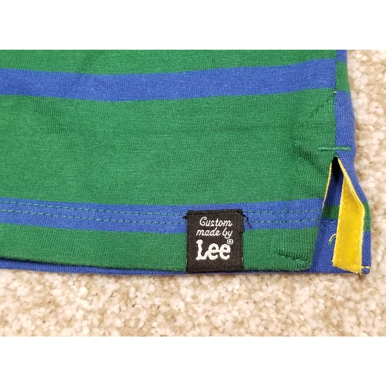 Lee Lee Polo Shirt Mens L Green 100% Cotton Short Sleeve Casual Polo Shirt Lee Size US L / EU 52-54 / 3 - 3 Thumbnail