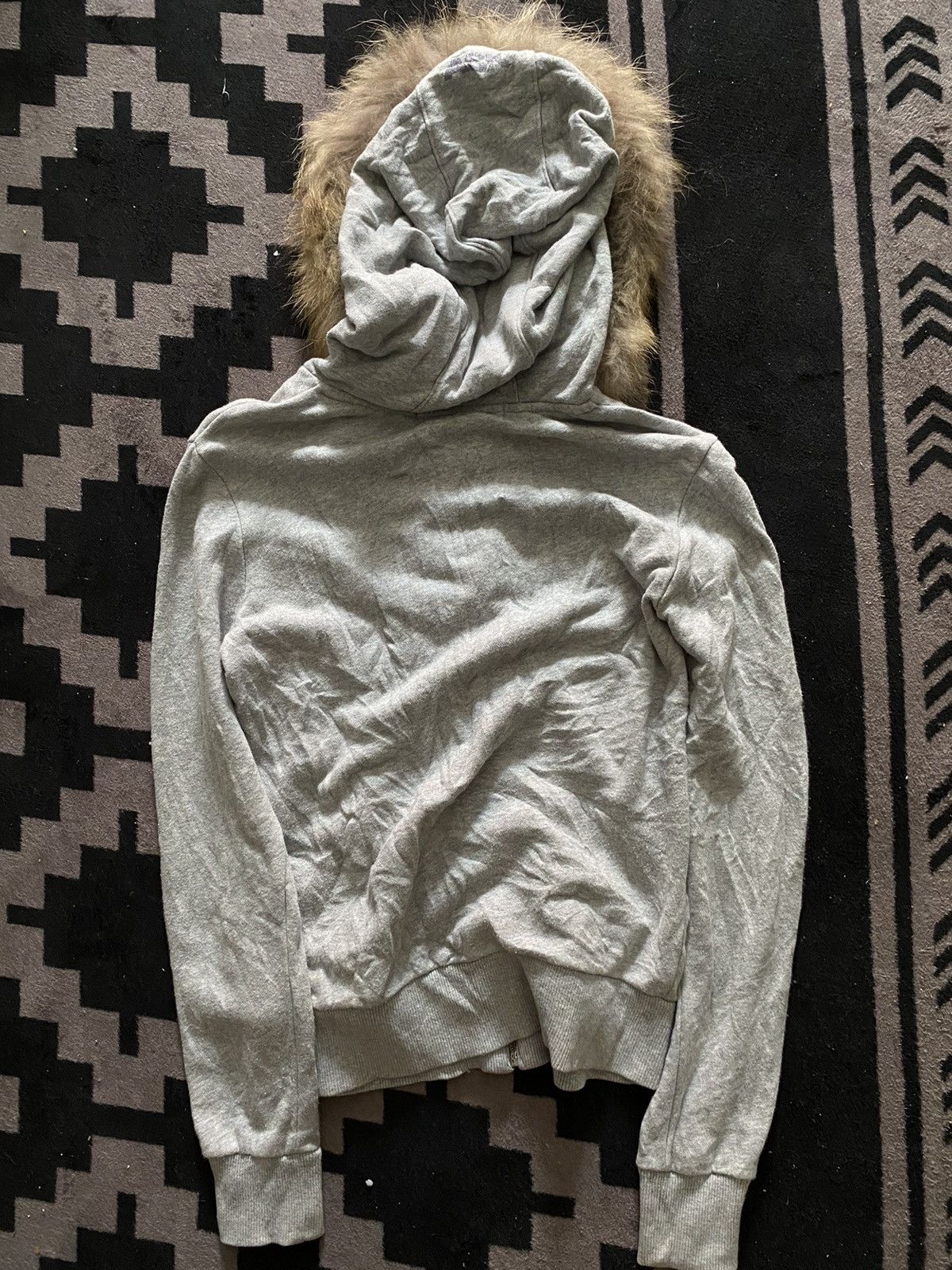 Le Grande Bleu (L.G.B.) Ask enquired british culture faux fur hoodie Size US S / EU 44-46 / 1 - 4 Thumbnail