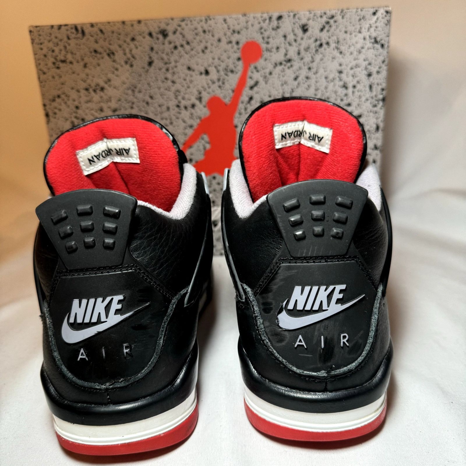 Jordan Brand × Nike Size 7 - Air Jordan 4 Retro GS Bred Reimagined Men's Shoes Size US 7 / EU 40 - 7 Thumbnail
