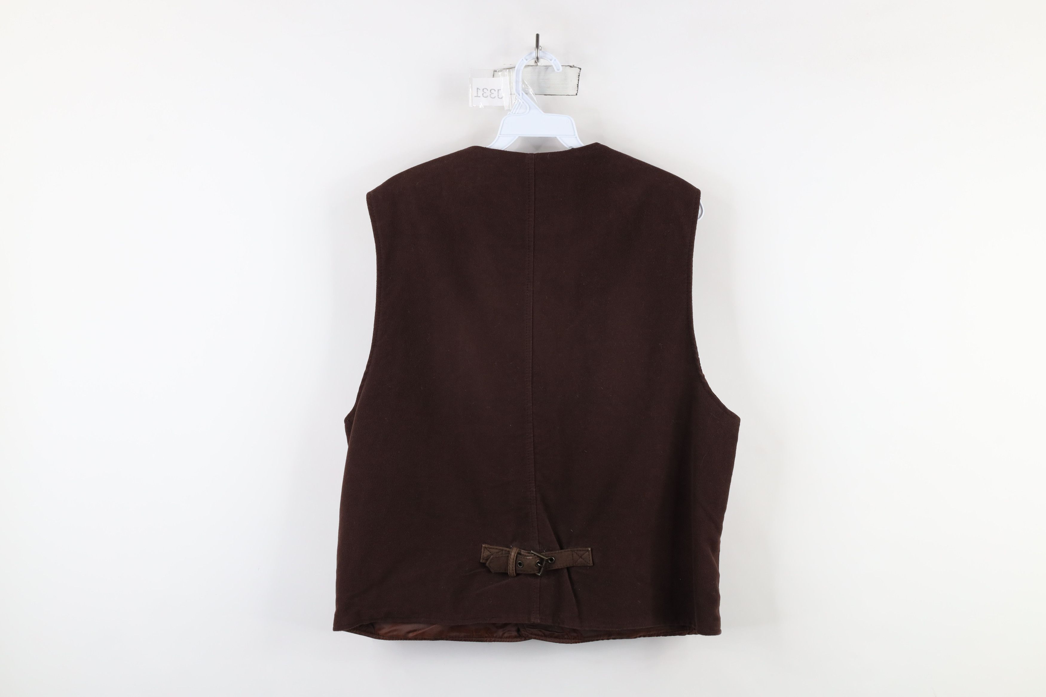 Gap × Vintage Vintage 90s Gap Chamois Cloth Buckle Back Vest Jacket Size US M / EU 48-50 / 2 - 13 Thumbnail