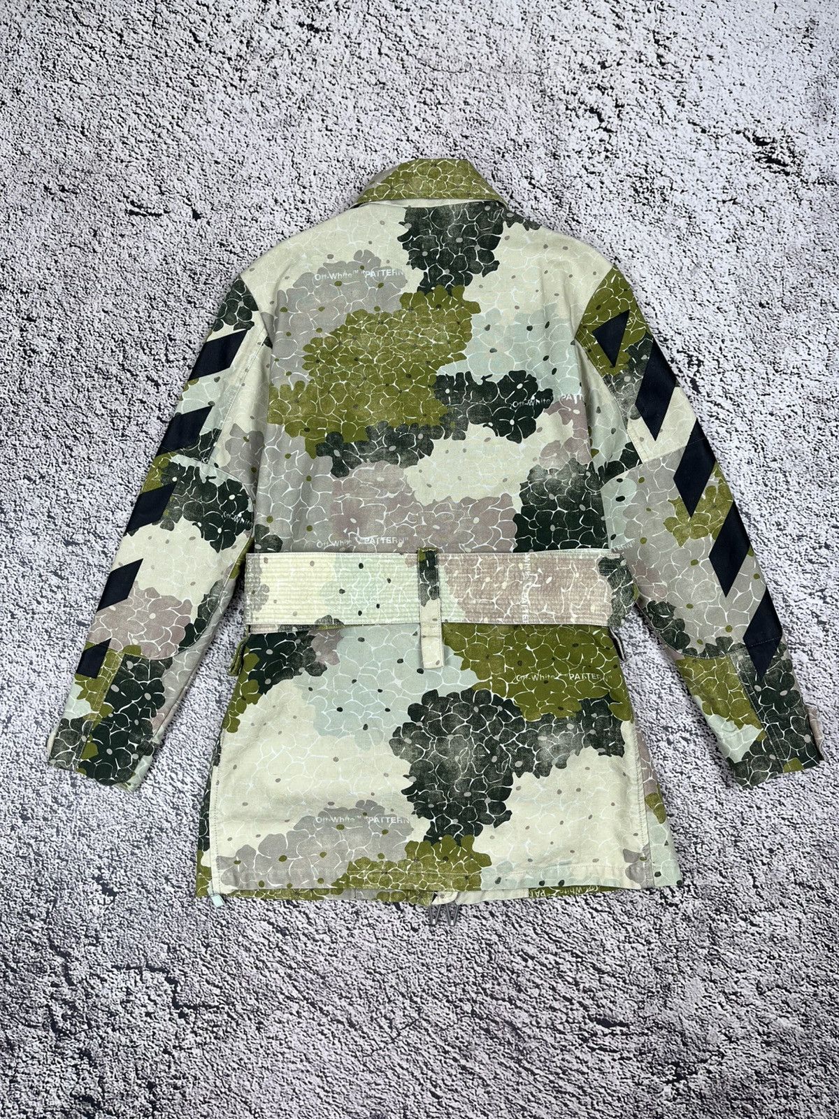 Off-White Off-White Floral Camo AOP Jacket M-65 Cargo Coat Abloh Era Size S / US 4 / IT 40 - 7 Thumbnail