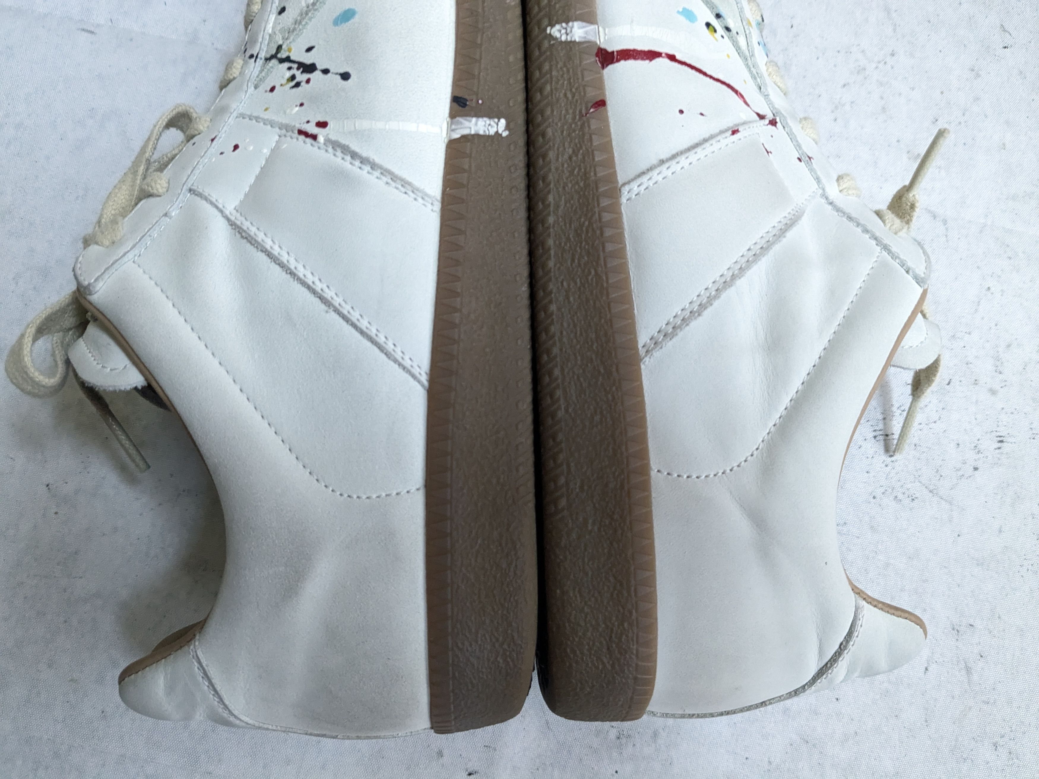 Maison Margiela Mason Margiela GAT Replica 8.5 41.5 Paint Splatter Low Size US 8.5 / EU 41-42 - 10 Thumbnail