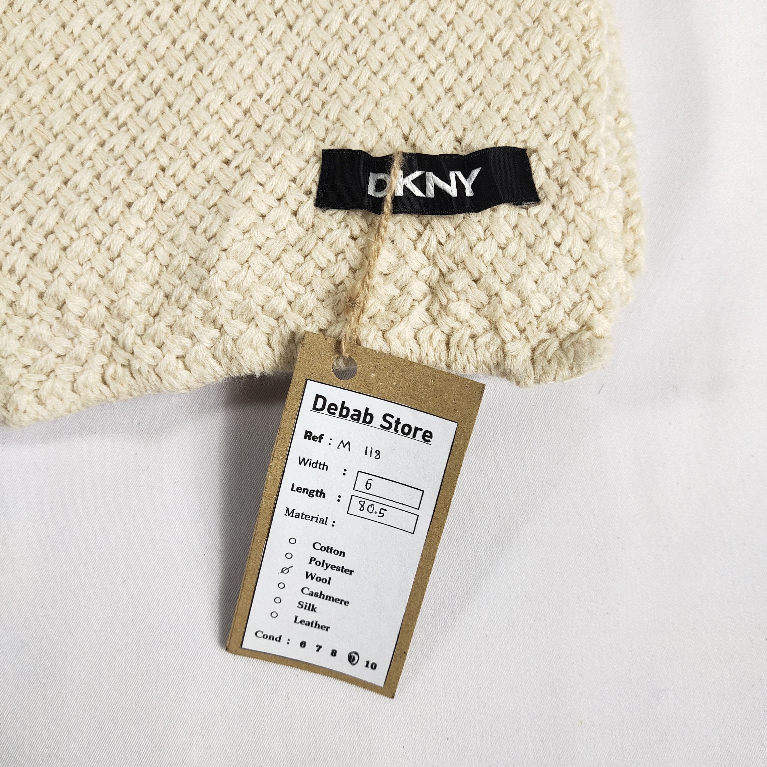 DKNY × Vintage DKNY Scarf / Muffler / Neckwear M118 Size ONE SIZE - 4 Thumbnail