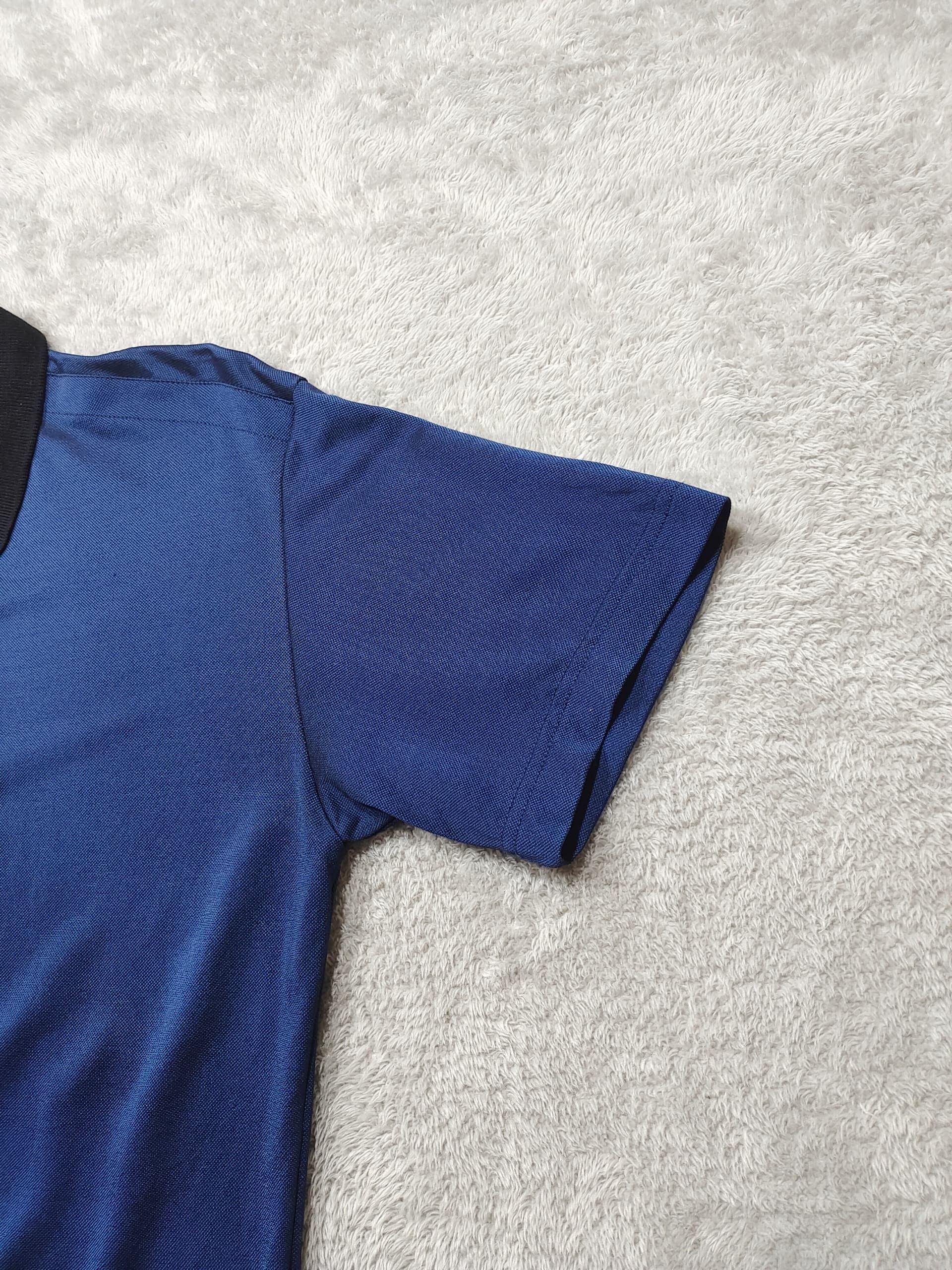 Versace Jeans Couture Versace blue short-sleeved polo shirt with a black collar Size US L / EU 52-54 / 3 - 10 Thumbnail