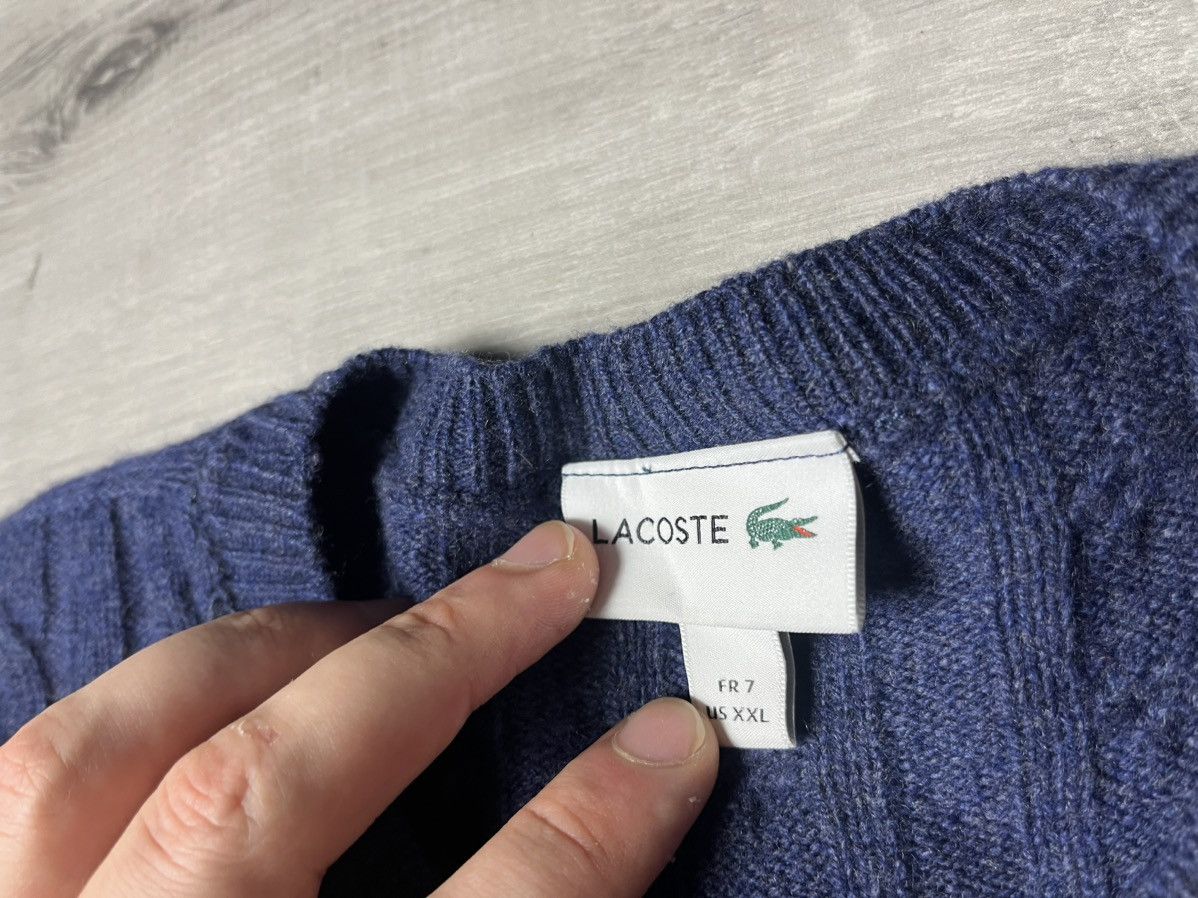 Lacoste Lacoste sweater jumper wool size XXLarge Size US XXL / EU 58 / 5 - 4 Thumbnail