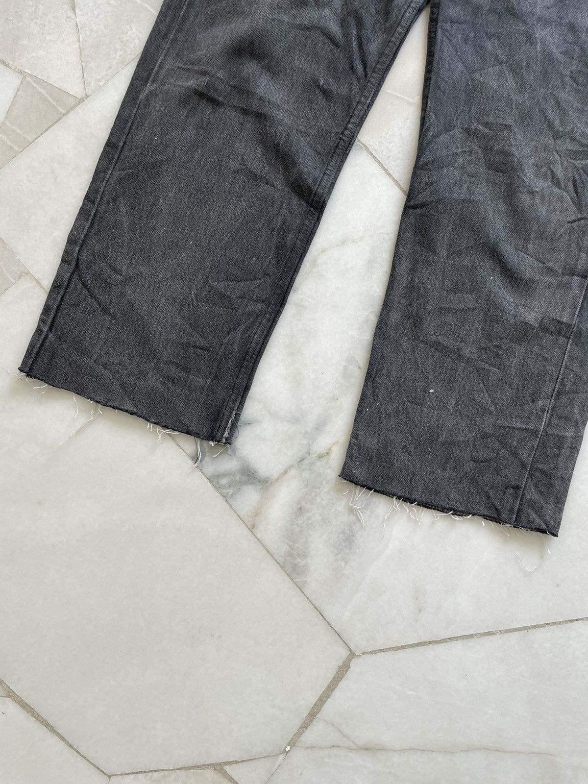Levi's Vintage 90s Levis 501 All Black Jeans Size US 32 / EU 48 - 4 Thumbnail
