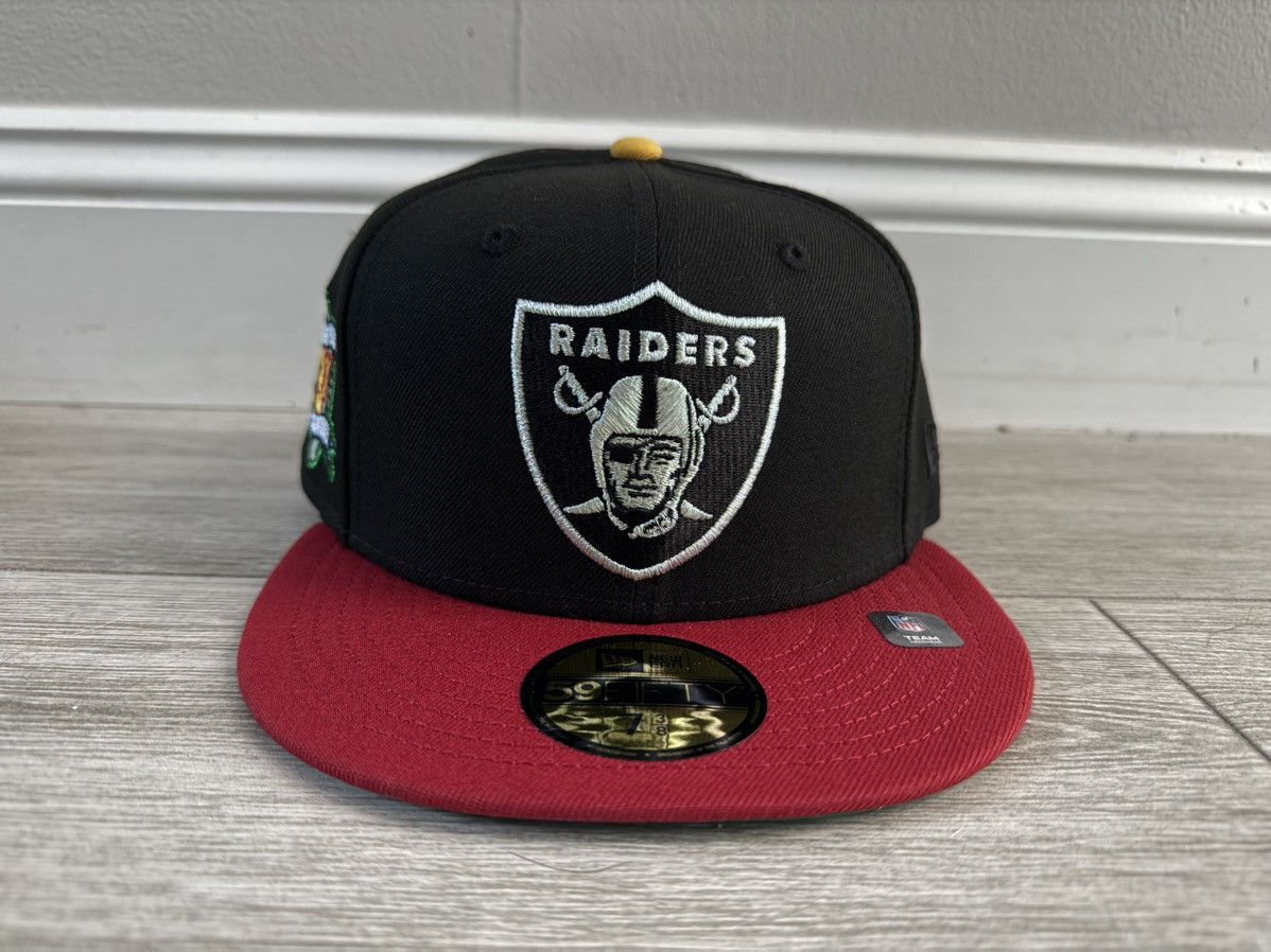 New Era Las Vegas Raiders New Era Stackin Chips Black Red Sz 7 3/8 Size ONE SIZE - 1 Thumbnail