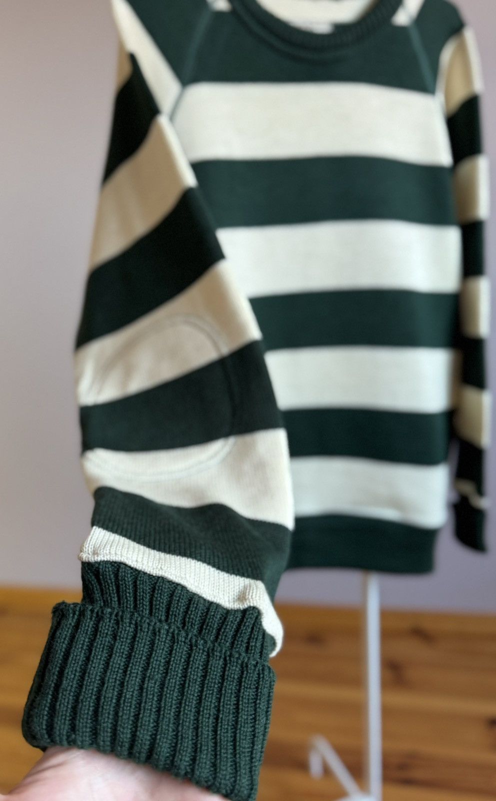 Dehen 1920 Dehen 1920 Wool Sweaters Striped Naval Crew Size US M / EU 48-50 / 2 - 10 Thumbnail