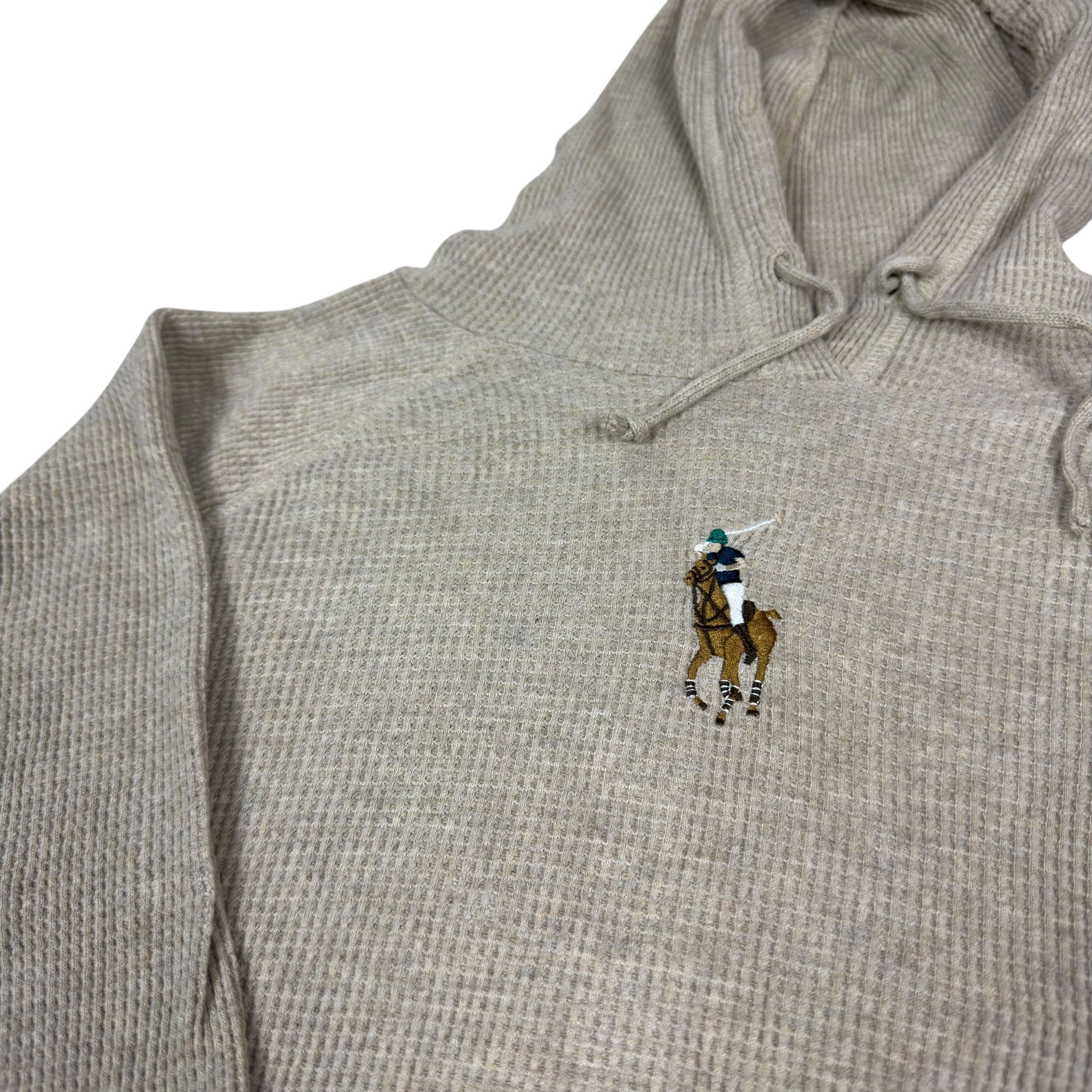 Polo Ralph Lauren Polo Ralph Lauren Womens Beige Cotton Pony Logo Hoodie Large Size L / US 10 / IT 46 - 4 Thumbnail