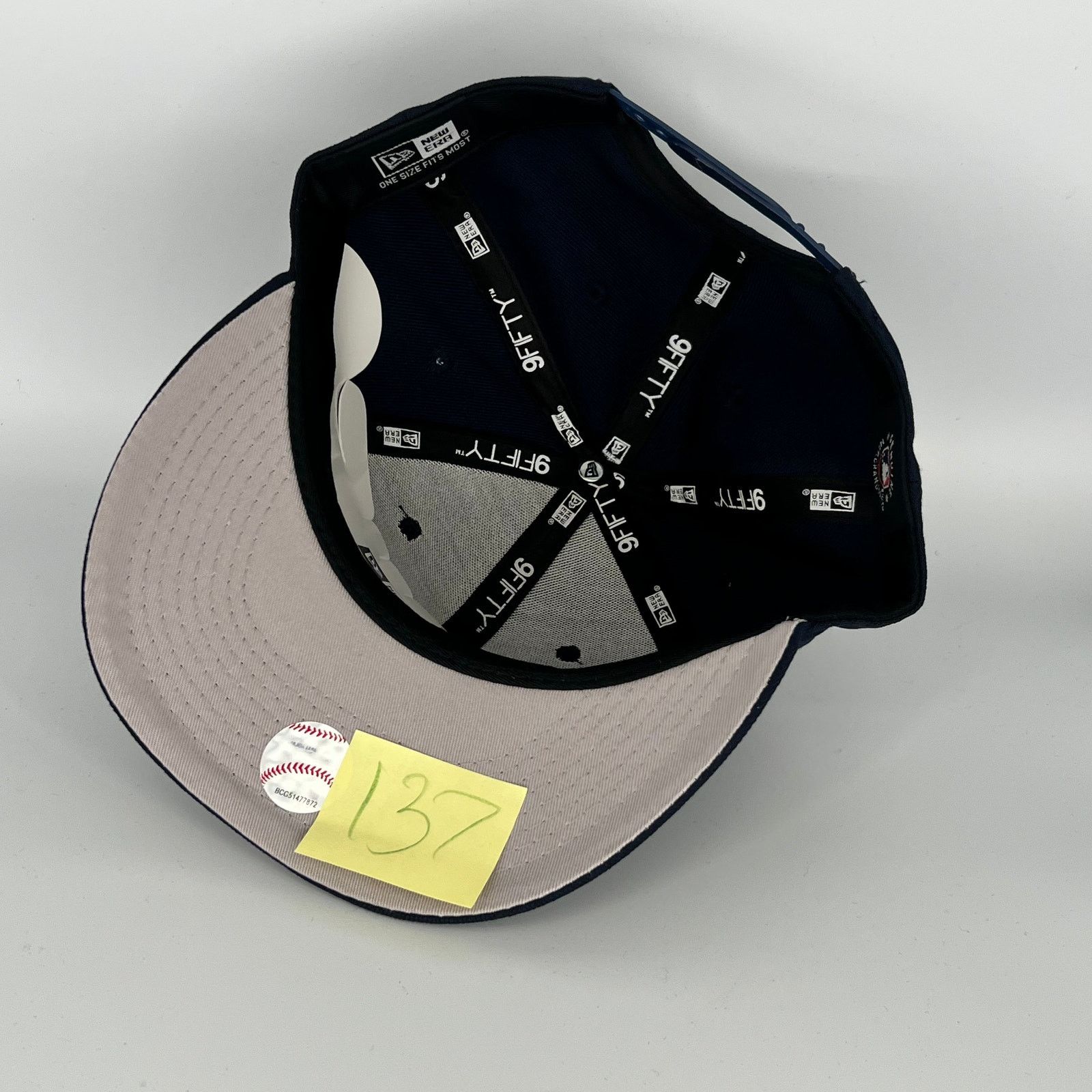 New Era Navy New York Yankees NY Overlap Symbol New Era MLB 9Fifty Size ONE SIZE - 4 Thumbnail