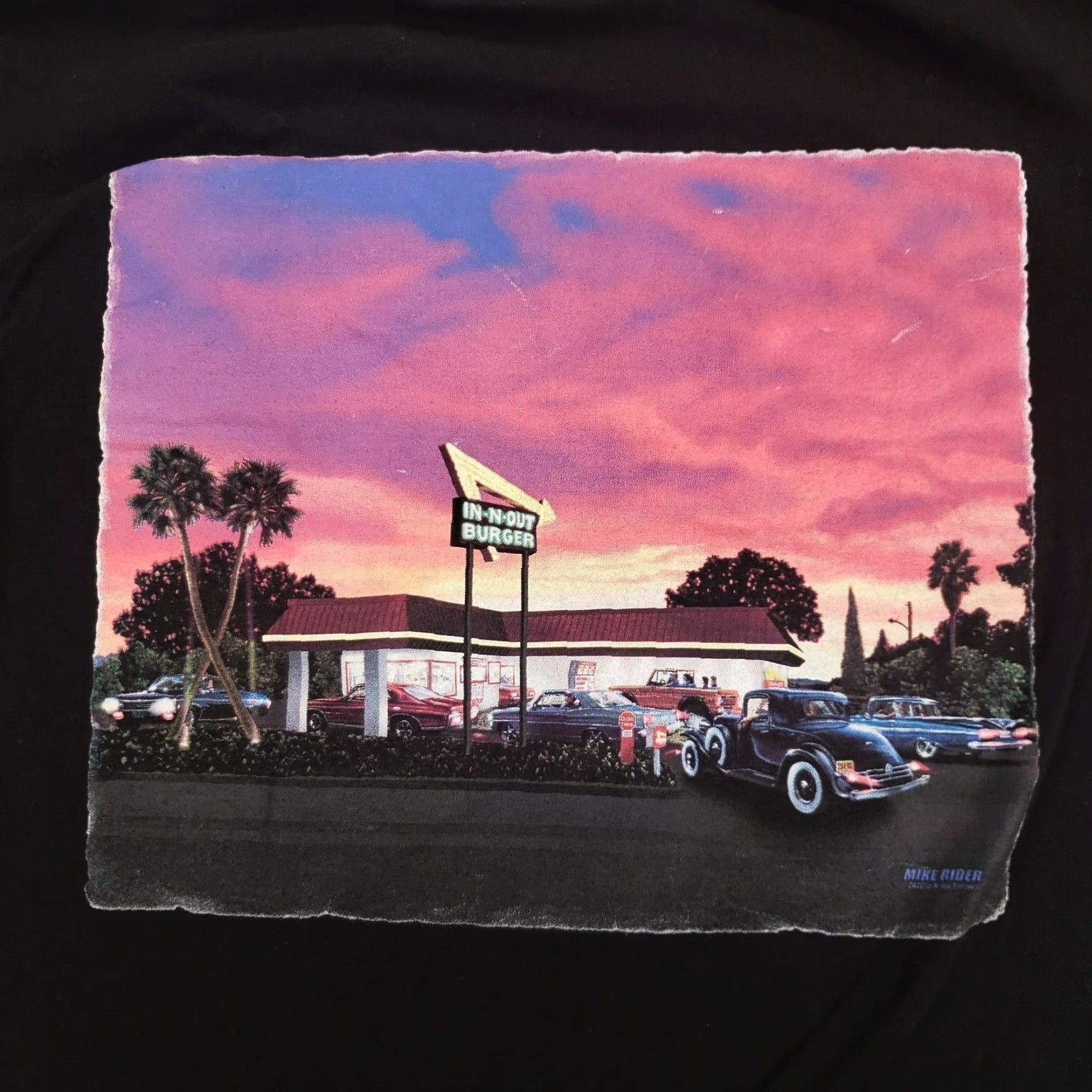 Nike Nike In N Out Texas Graphic T-Shirt Womens Small Black Short Sleeve Crew Neck Size S / US 4 / IT 40 - 8 Thumbnail
