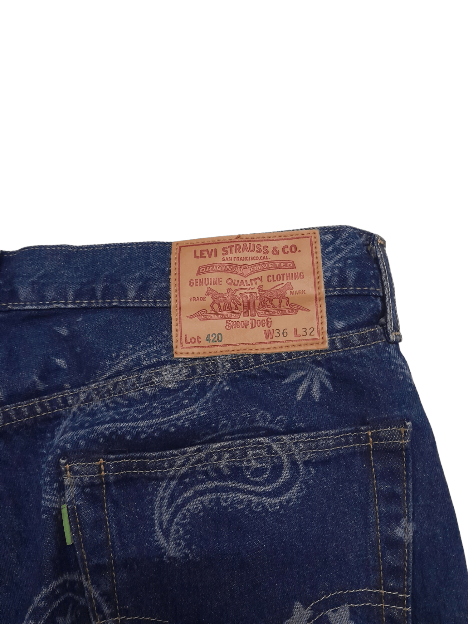 Levi's LeVI'S SNOOP DOGG Denim (S98) Size US 36 / EU 52 - 7 Thumbnail